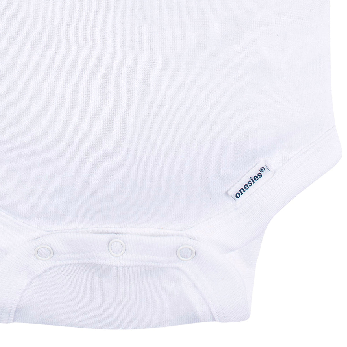 5- Baby Neutral White Sleeveless Onesies Bodysuits, view 4