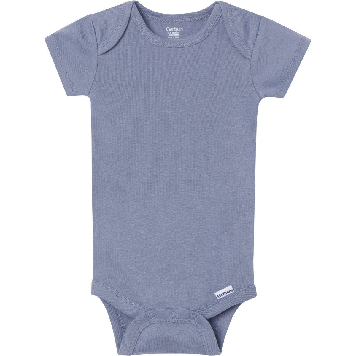 5-Pack Baby Boys Cozy Neutral Short Sleeve Bodysuits-Gerber Childrenswear Wholesale