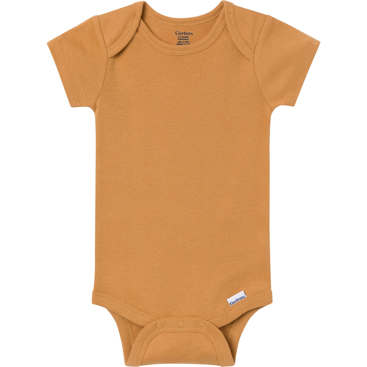 5-Pack Baby Boys Cozy Neutral Short Sleeve Bodysuits-Gerber Childrenswear Wholesale