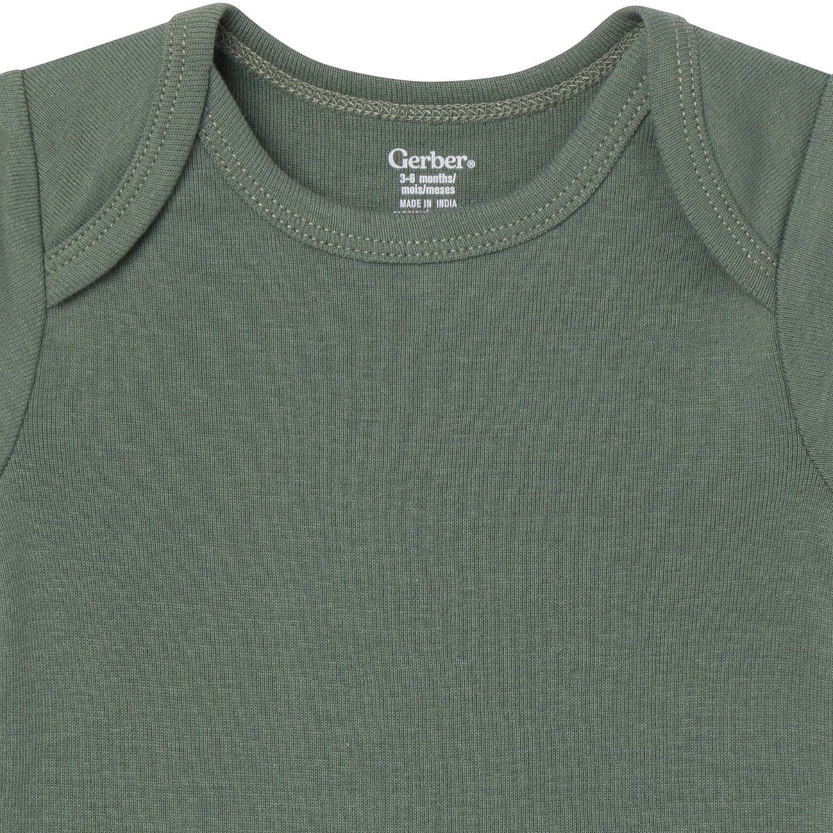 5-Pack Baby Boys Cozy Neutral Short Sleeve Bodysuits-Gerber Childrenswear Wholesale