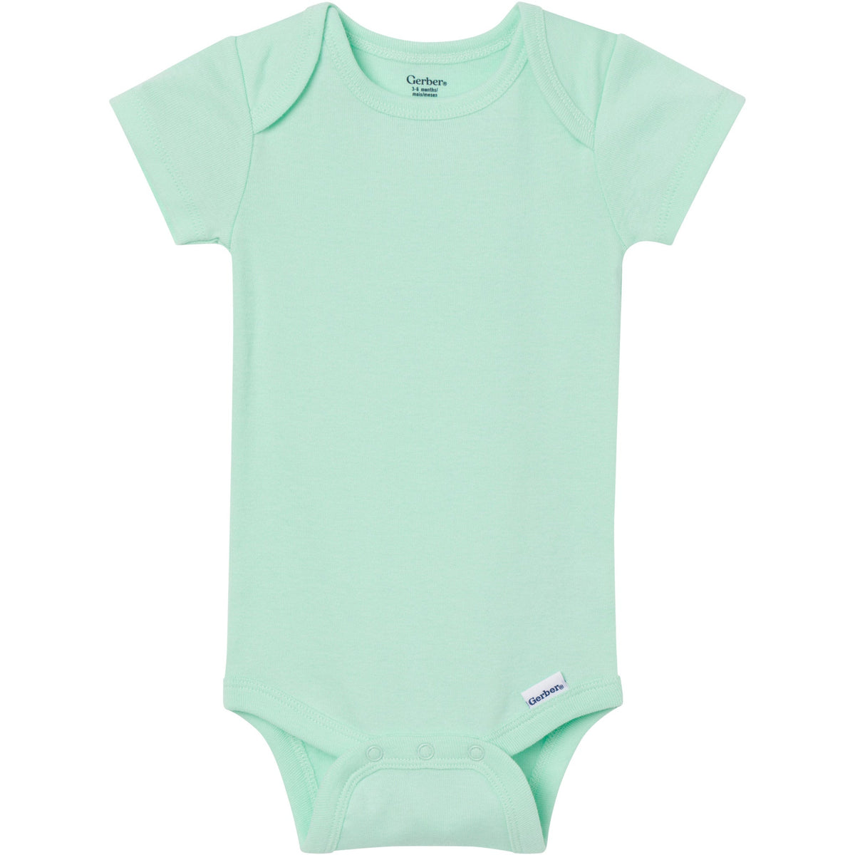 5-Pack Baby Girls Pastels Short Sleeve Bodysuits-Gerber Childrenswear Wholesale
