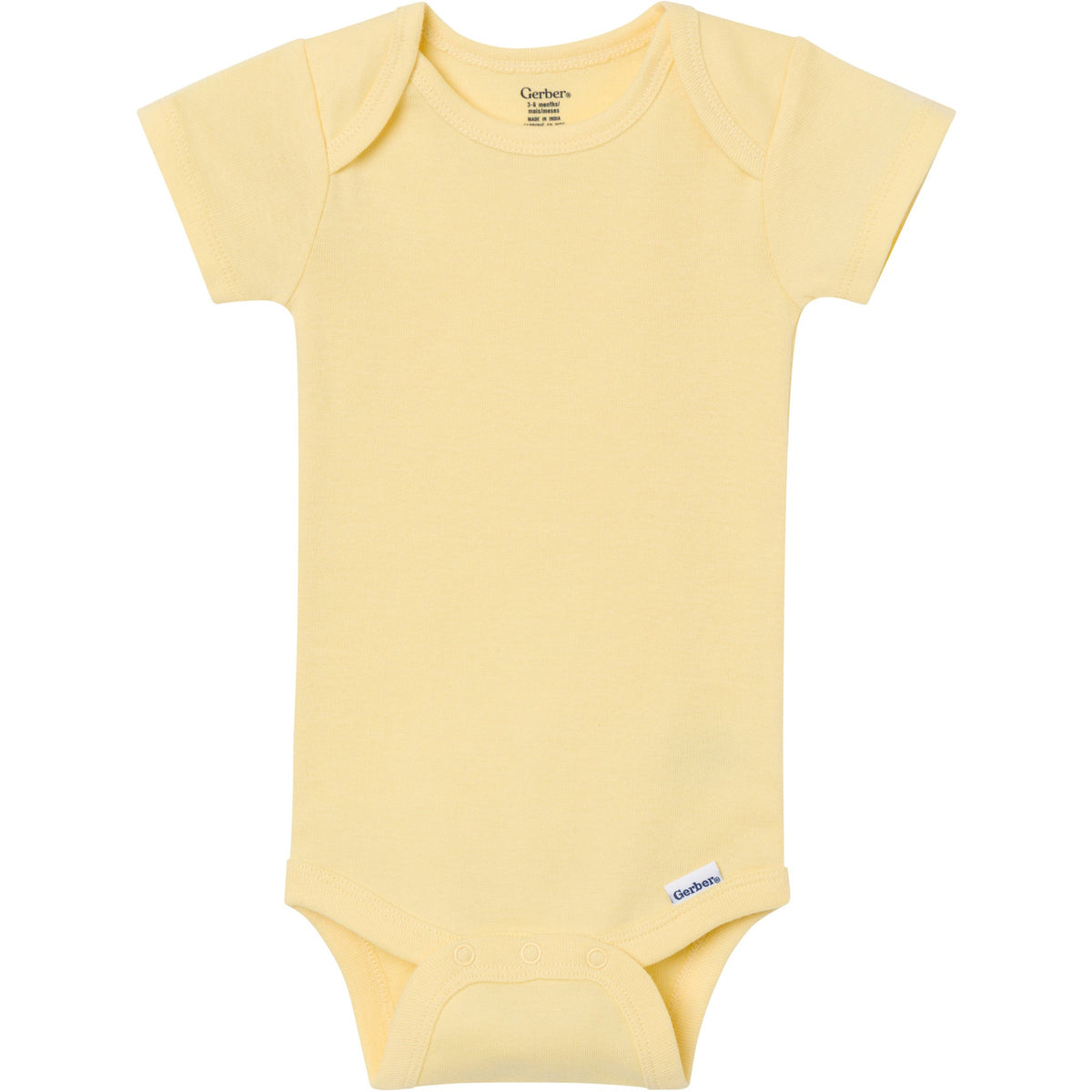 5-Pack Baby Girls Pastels Short Sleeve Bodysuits-Gerber Childrenswear Wholesale