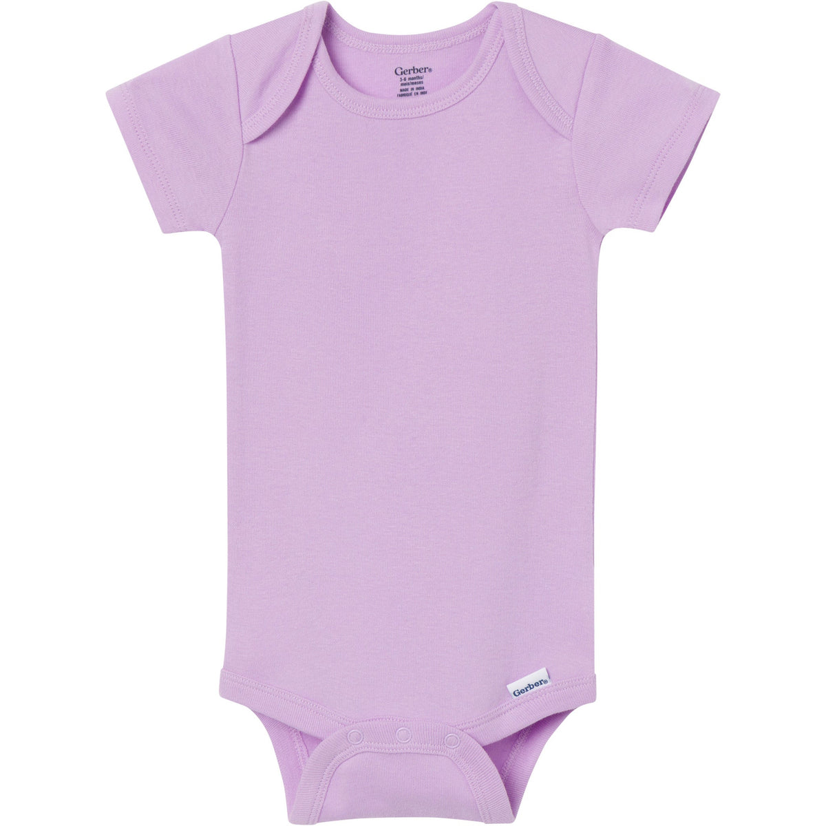 5-Pack Baby Girls Pastels Short Sleeve Bodysuits-Gerber Childrenswear Wholesale