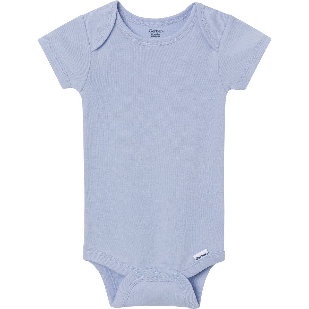 5-Pack Baby Neutral Classic Solids Short Sleeve Bodysuits-Gerber Childrenswear Wholesale