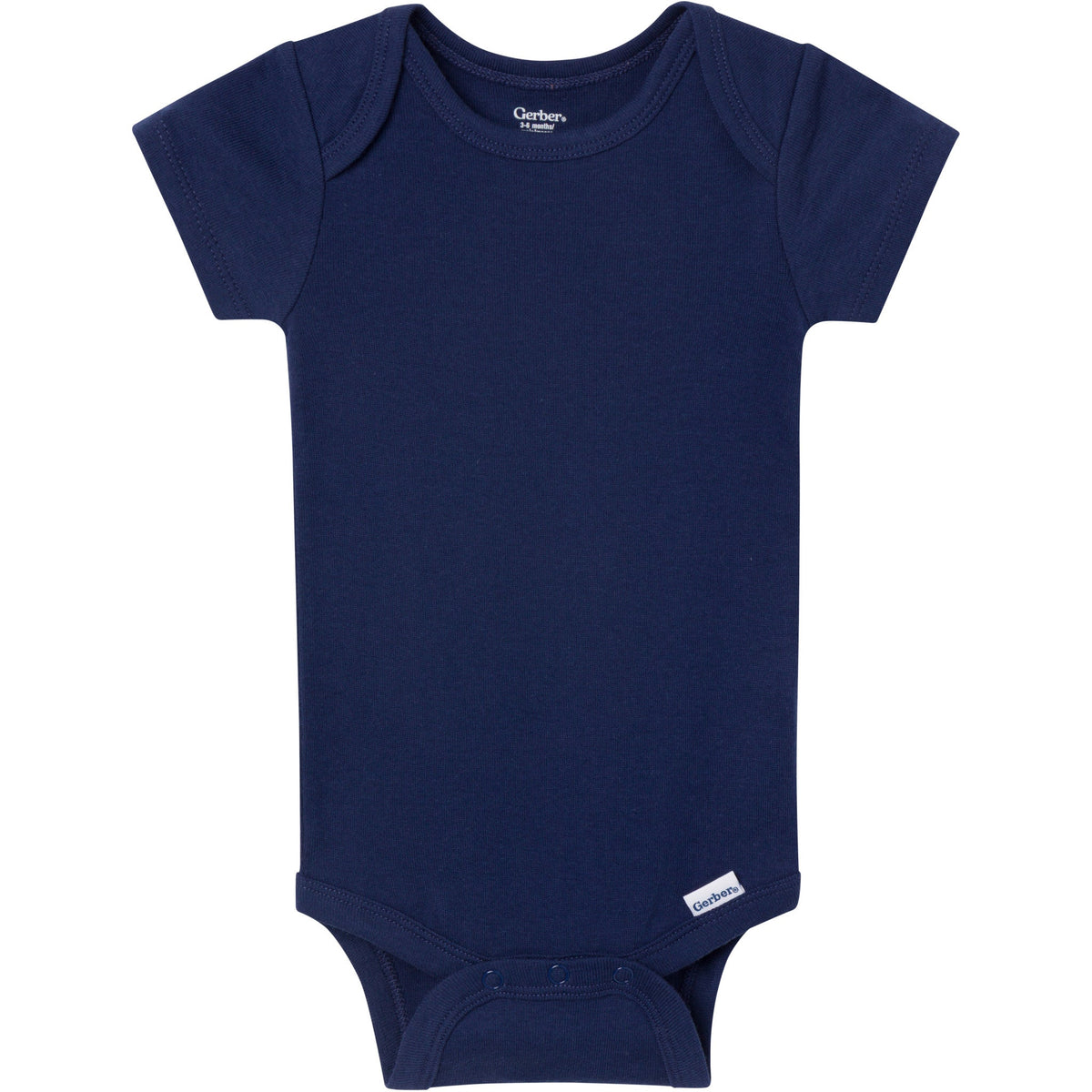 5-Pack Baby Neutral Classic Solids Short Sleeve Bodysuits-Gerber Childrenswear Wholesale