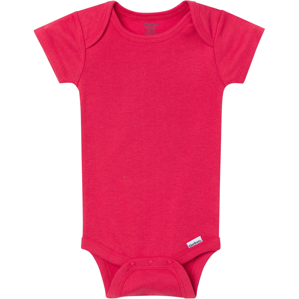 5-Pack Baby Neutral Classic Solids Short Sleeve Bodysuits-Gerber Childrenswear Wholesale
