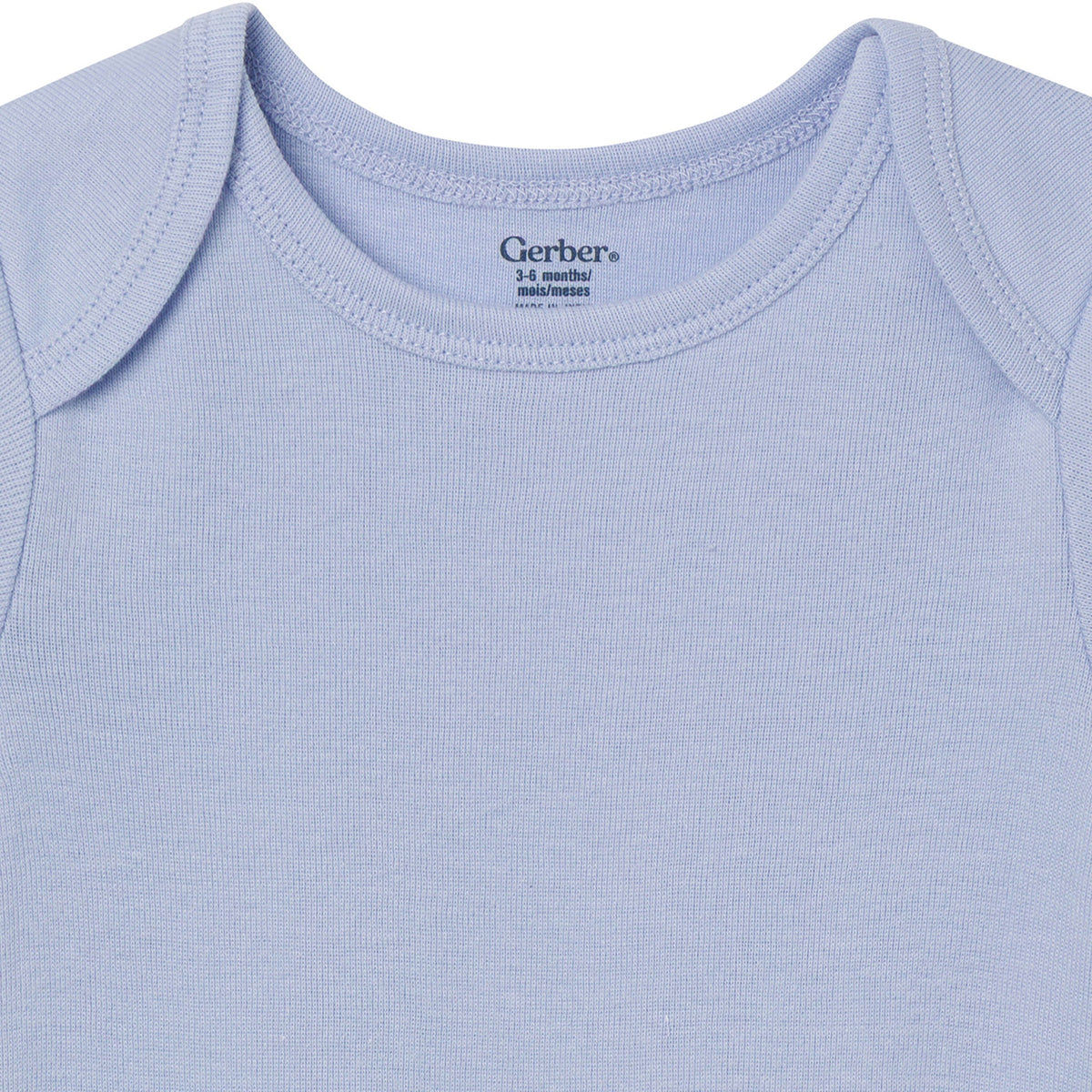 5-Pack Baby Neutral Classic Solids Short Sleeve Bodysuits-Gerber Childrenswear Wholesale