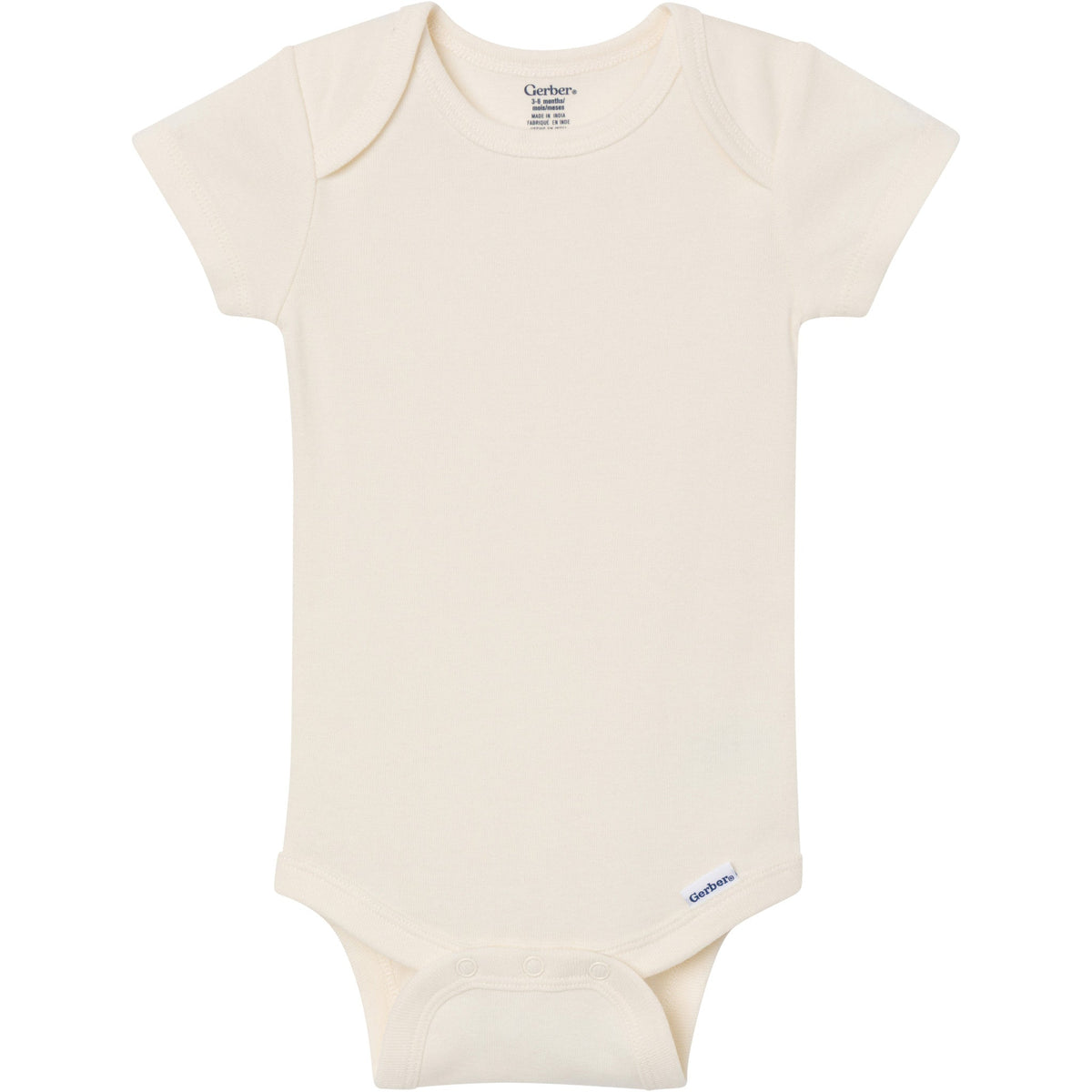 5-Pack Baby Neutral Earth Tone Short Sleeve Bodysuits-Gerber Childrenswear Wholesale