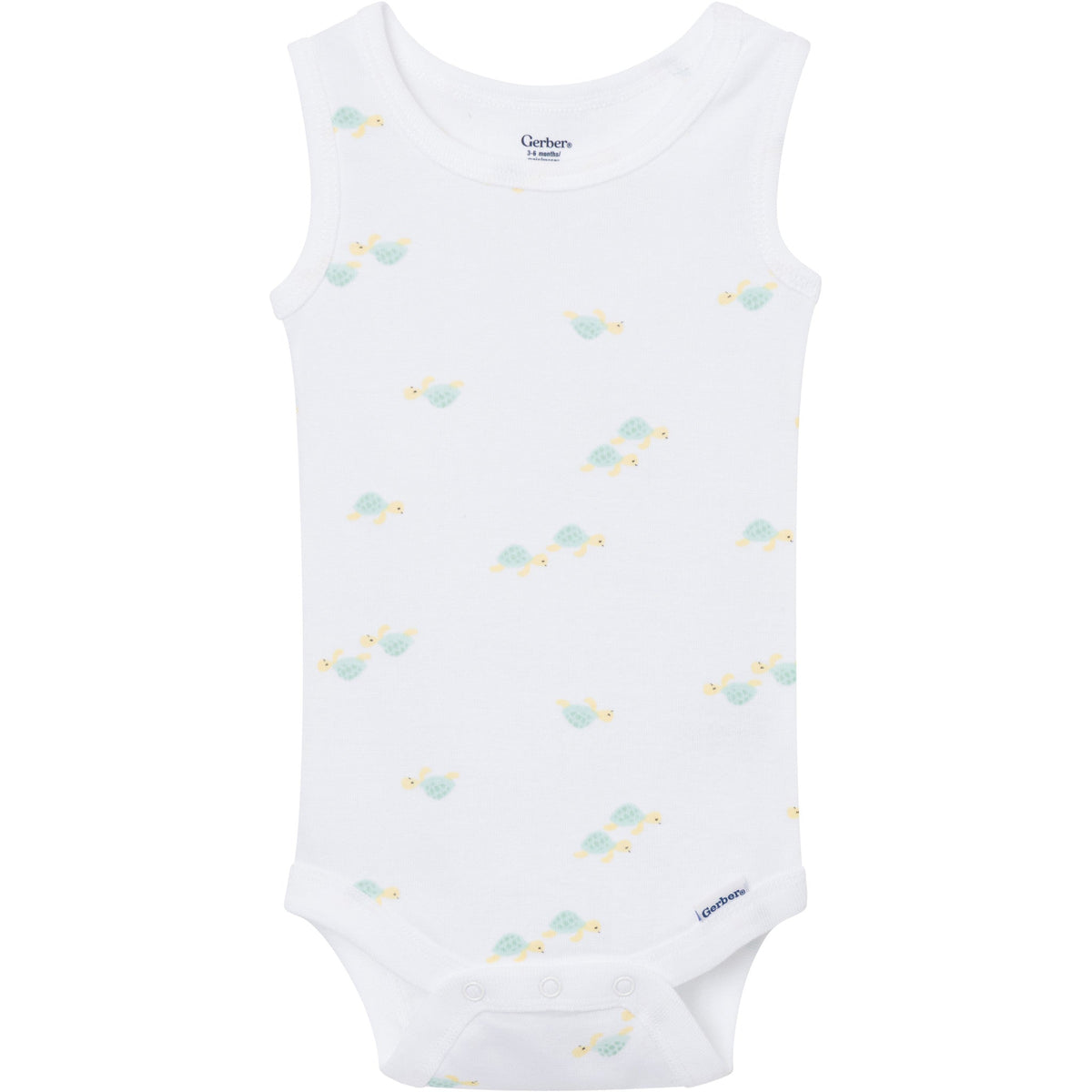 5-Pack Baby Neutral Yellow Sunshine Sleeveless Bodysuits-Gerber Childrenswear Wholesale