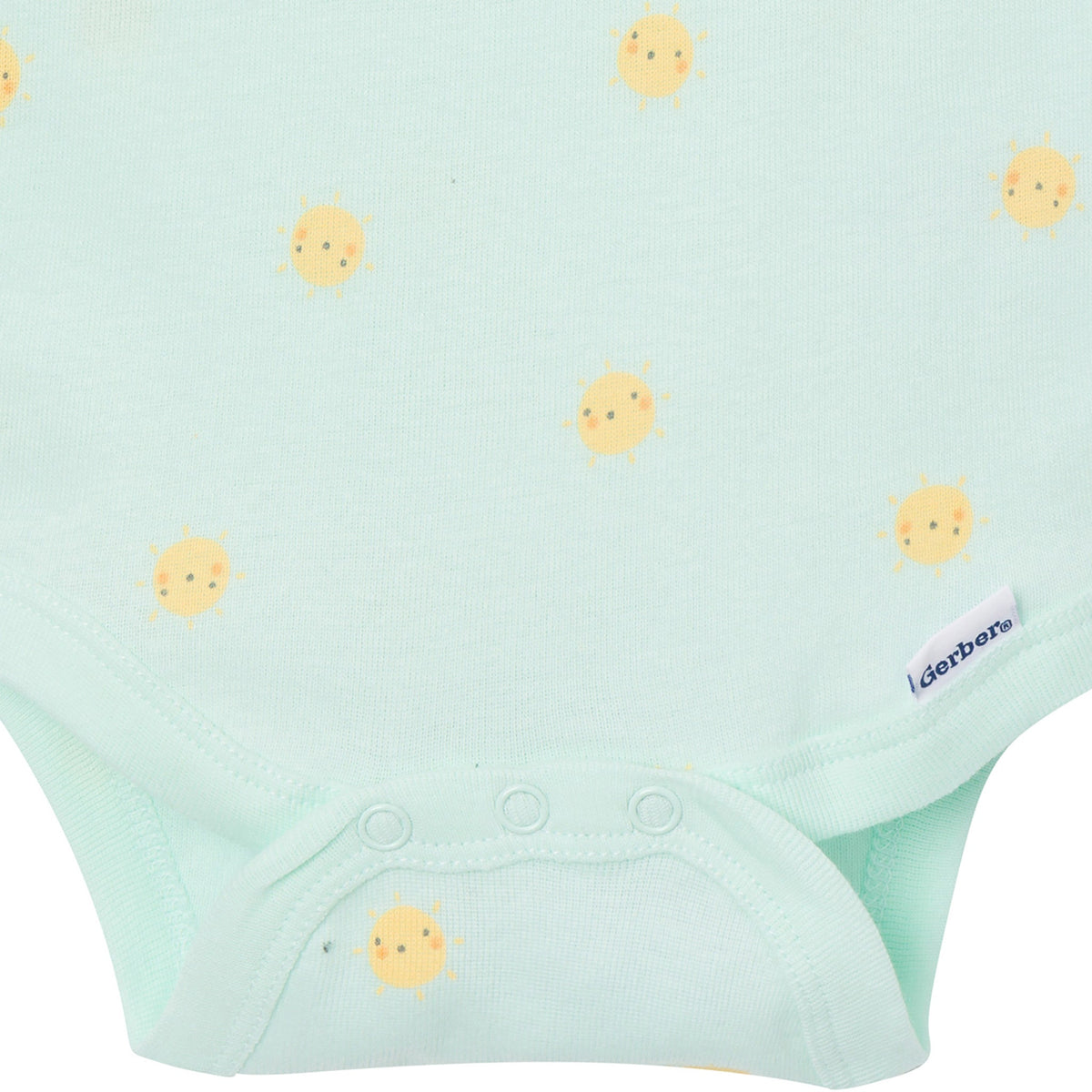5-Pack Baby Neutral Yellow Sunshine Sleeveless Bodysuits-Gerber Childrenswear Wholesale