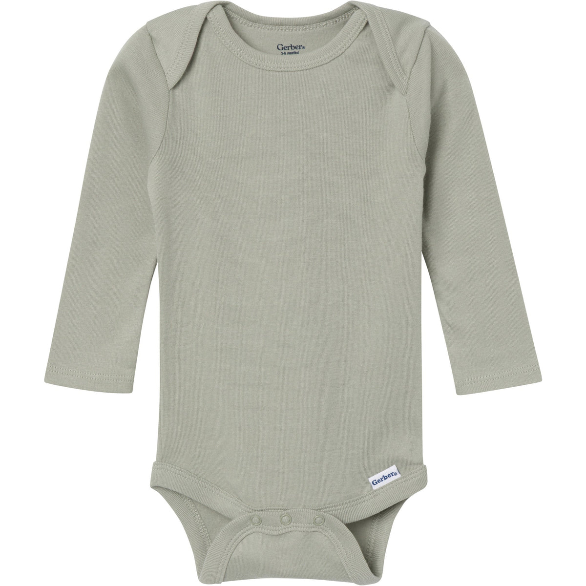 6-Pack Baby Boys Blue, Green, Brown and Yellow Long Sleeve Bodysuits-Gerber Childrenswear Wholesale