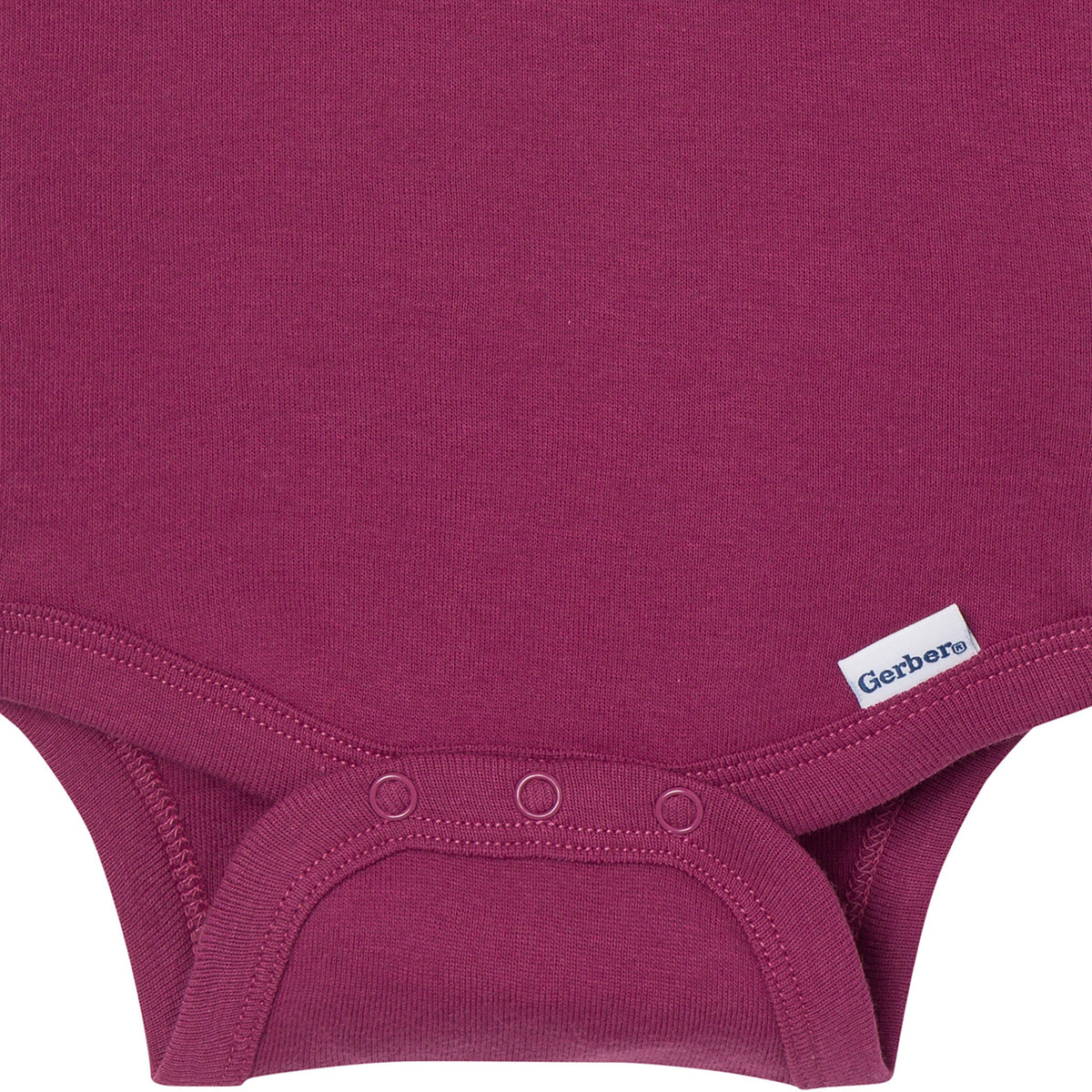 6-Pack Baby Girls Pink, Purple and Green Long Sleeve Bodysuits-Gerber Childrenswear Wholesale
