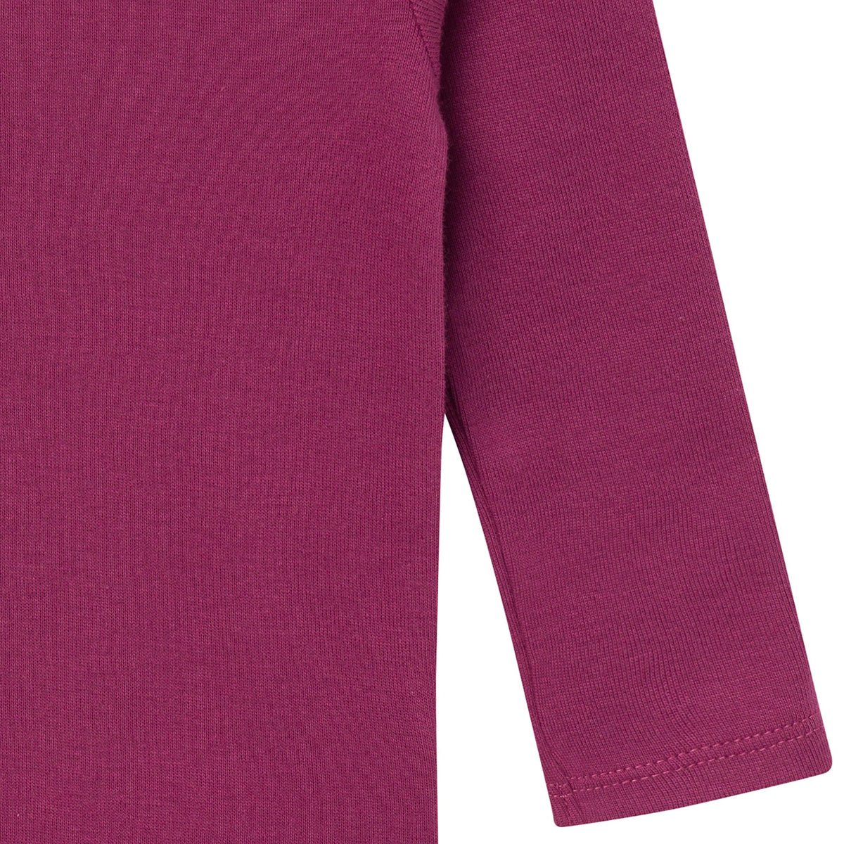 6-Pack Baby Girls Pink, Purple and Green Long Sleeve Bodysuits-Gerber Childrenswear Wholesale