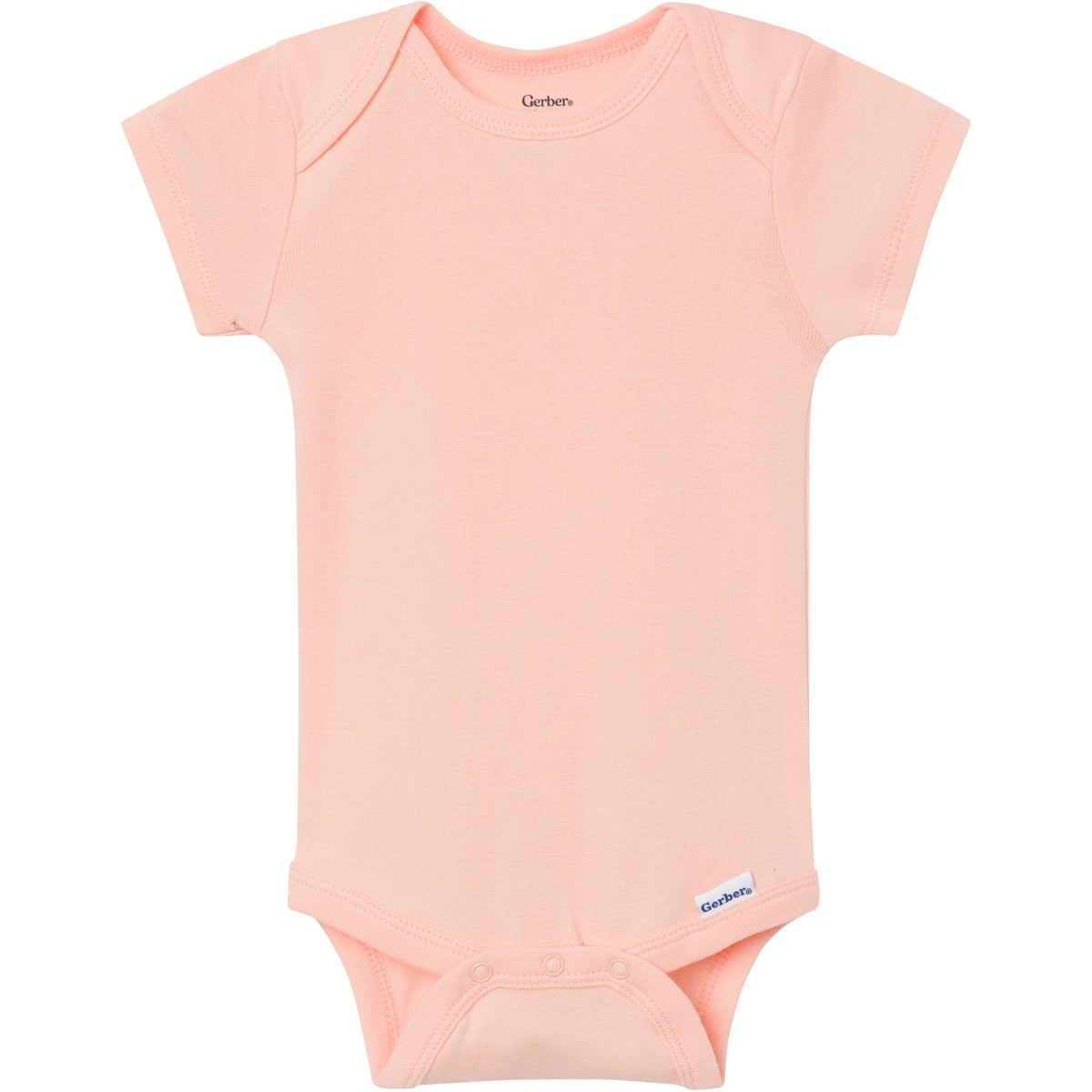 8-Pack Baby Girls Rainbow Short Sleeve Bodysuits-Gerber Childrenswear Wholesale