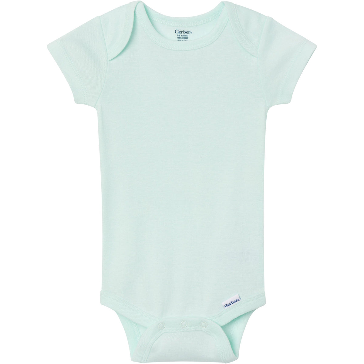 8-Pack Baby Girls Rainbow Short Sleeve Bodysuits-Gerber Childrenswear Wholesale