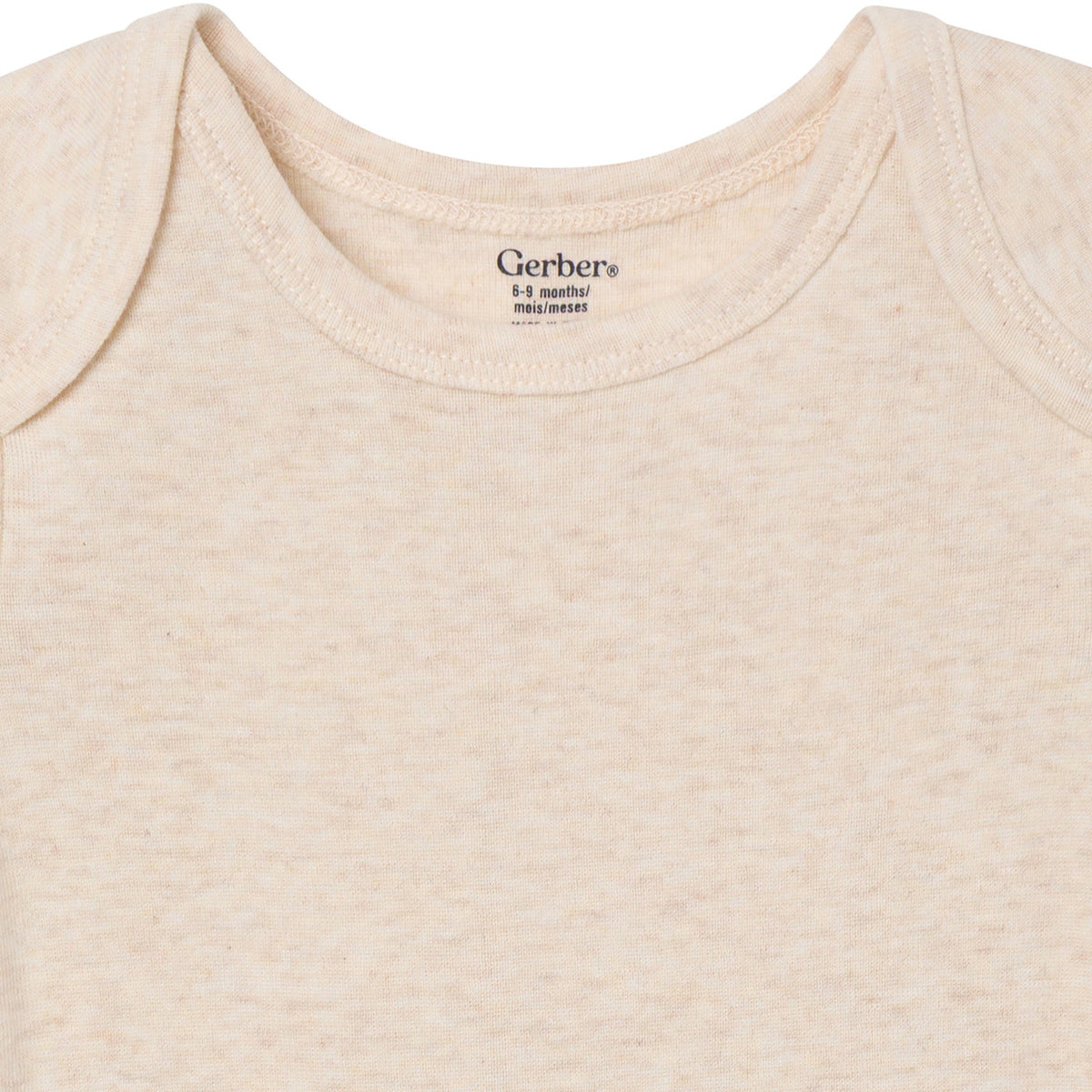 8-Pack Baby Neutral Neutral Tones Short Sleeve Bodysuits-Gerber Childrenswear Wholesale