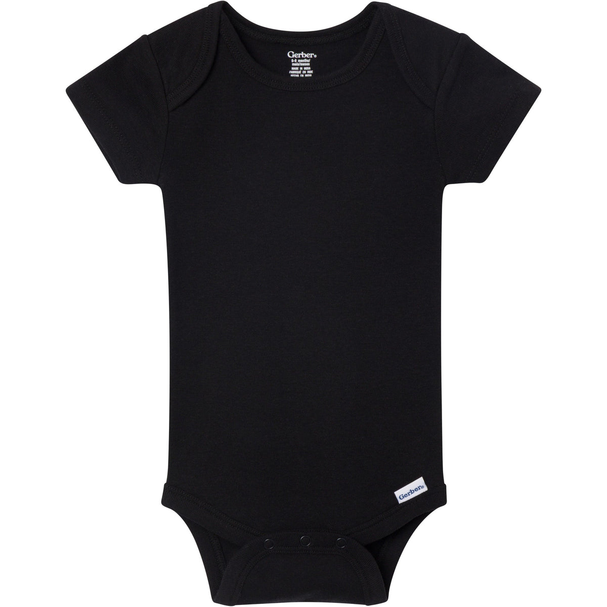 8-Pack Baby Neutral Neutral Tones Short Sleeve Bodysuits-Gerber Childrenswear Wholesale