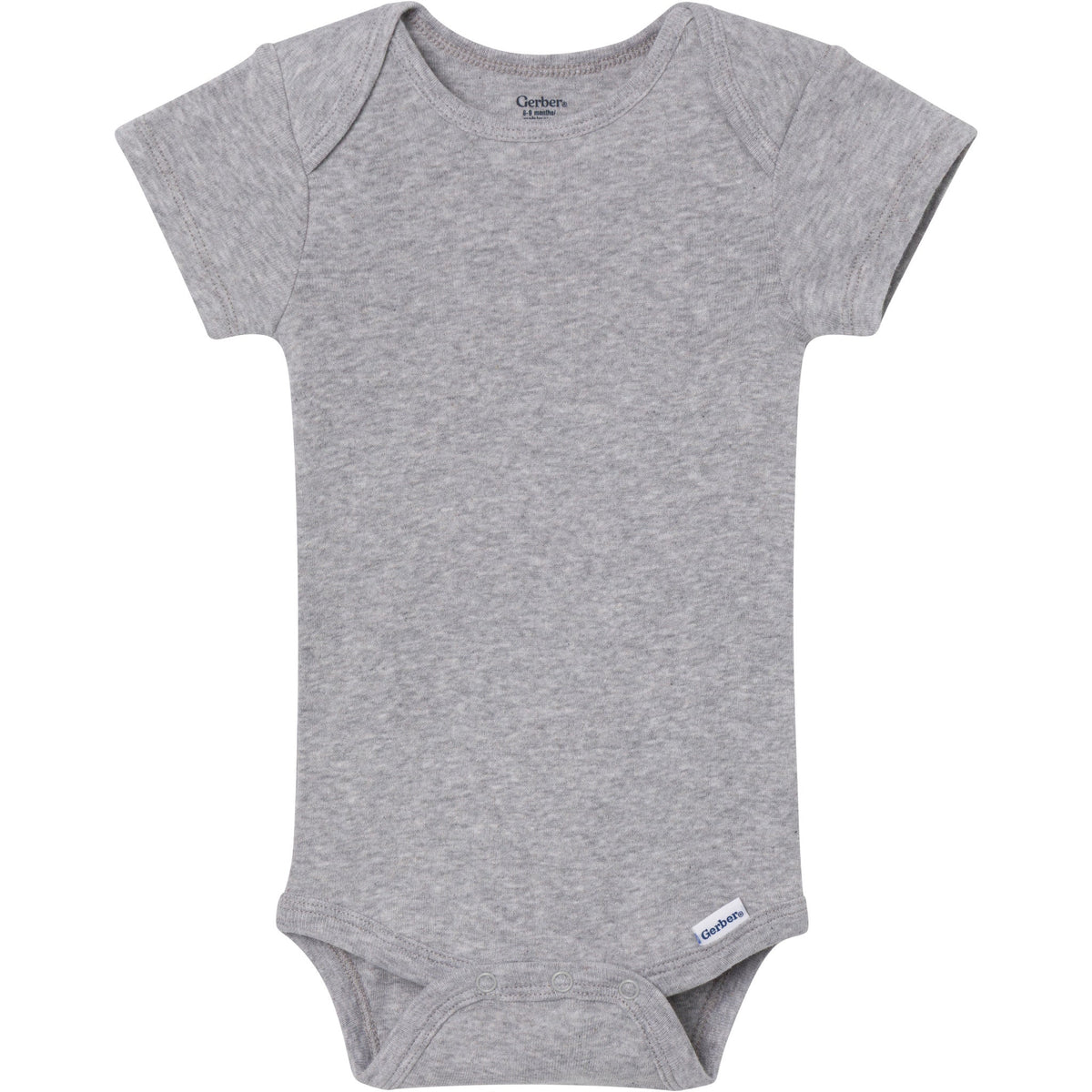 8-Pack Baby Neutral Neutral Tones Short Sleeve Bodysuits-Gerber Childrenswear Wholesale