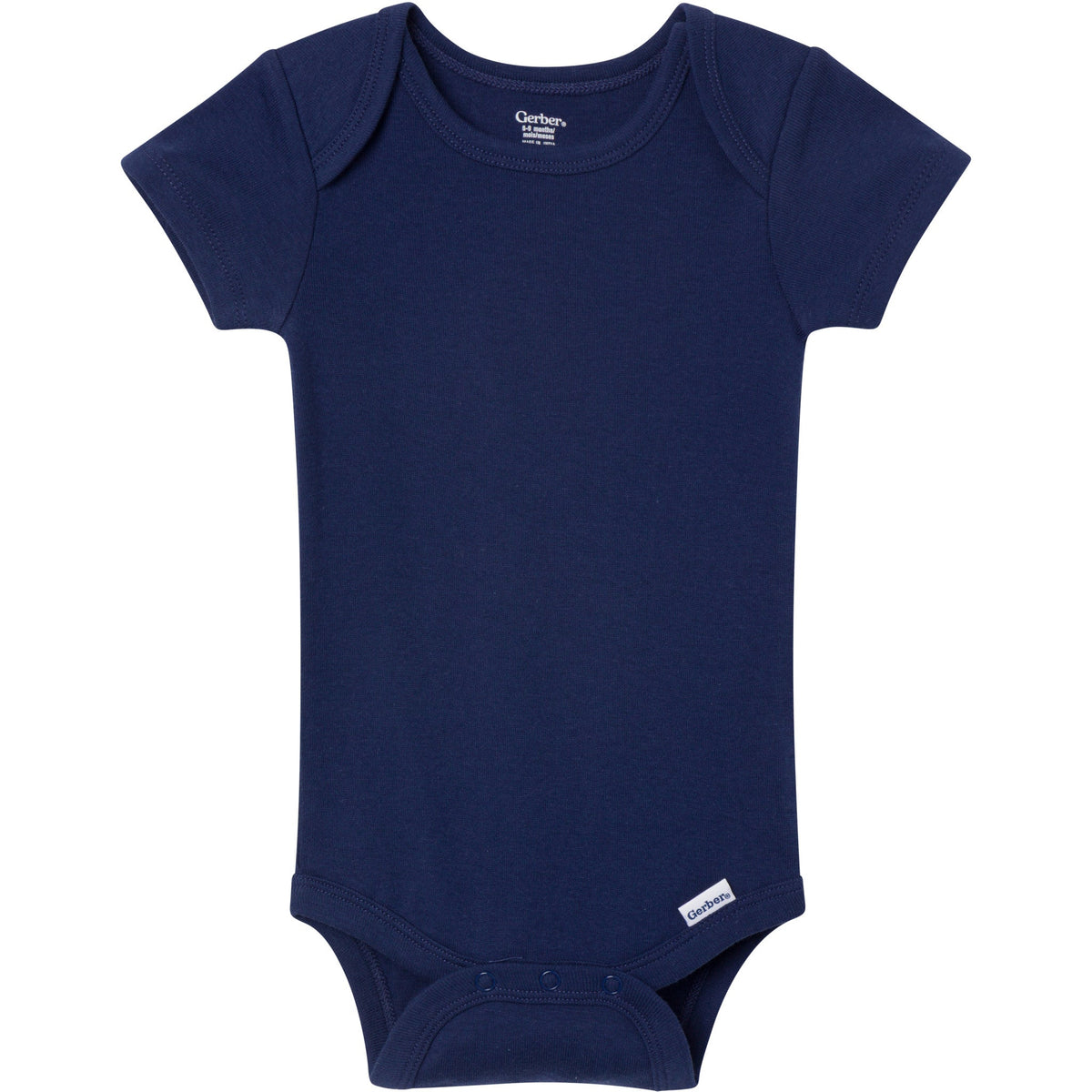 8-Pack Baby Neutral Neutral Tones Short Sleeve Bodysuits-Gerber Childrenswear Wholesale