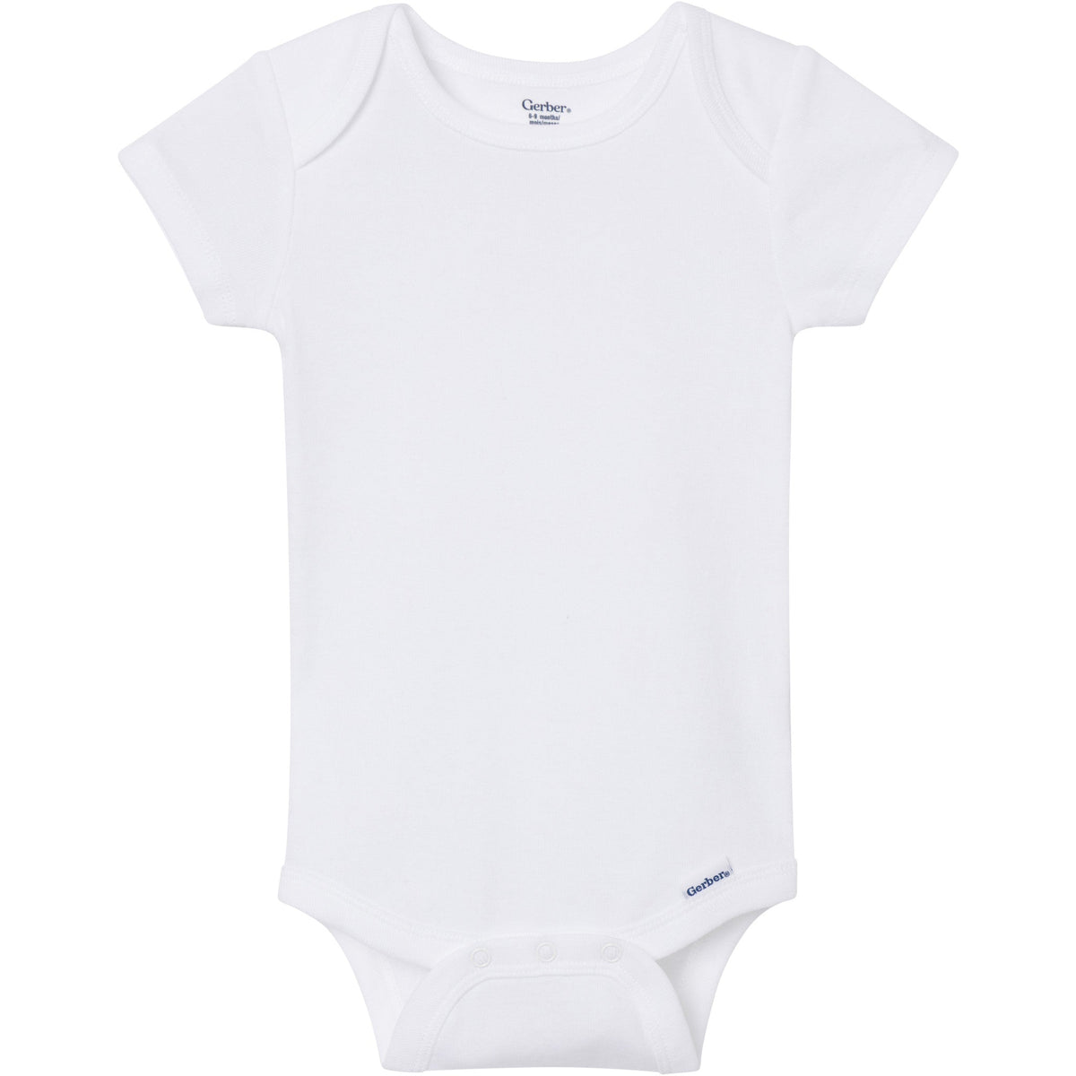 8-Pack Baby Neutral Neutral Tones Short Sleeve Bodysuits-Gerber Childrenswear Wholesale