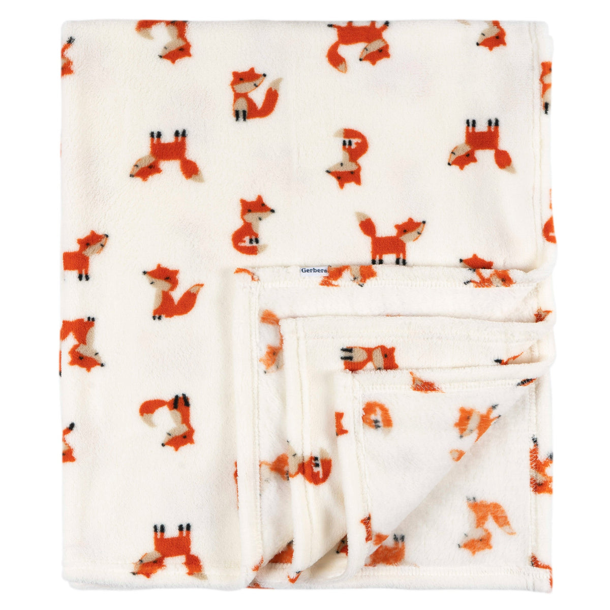 Baby Boys Fox Fleece Blanket