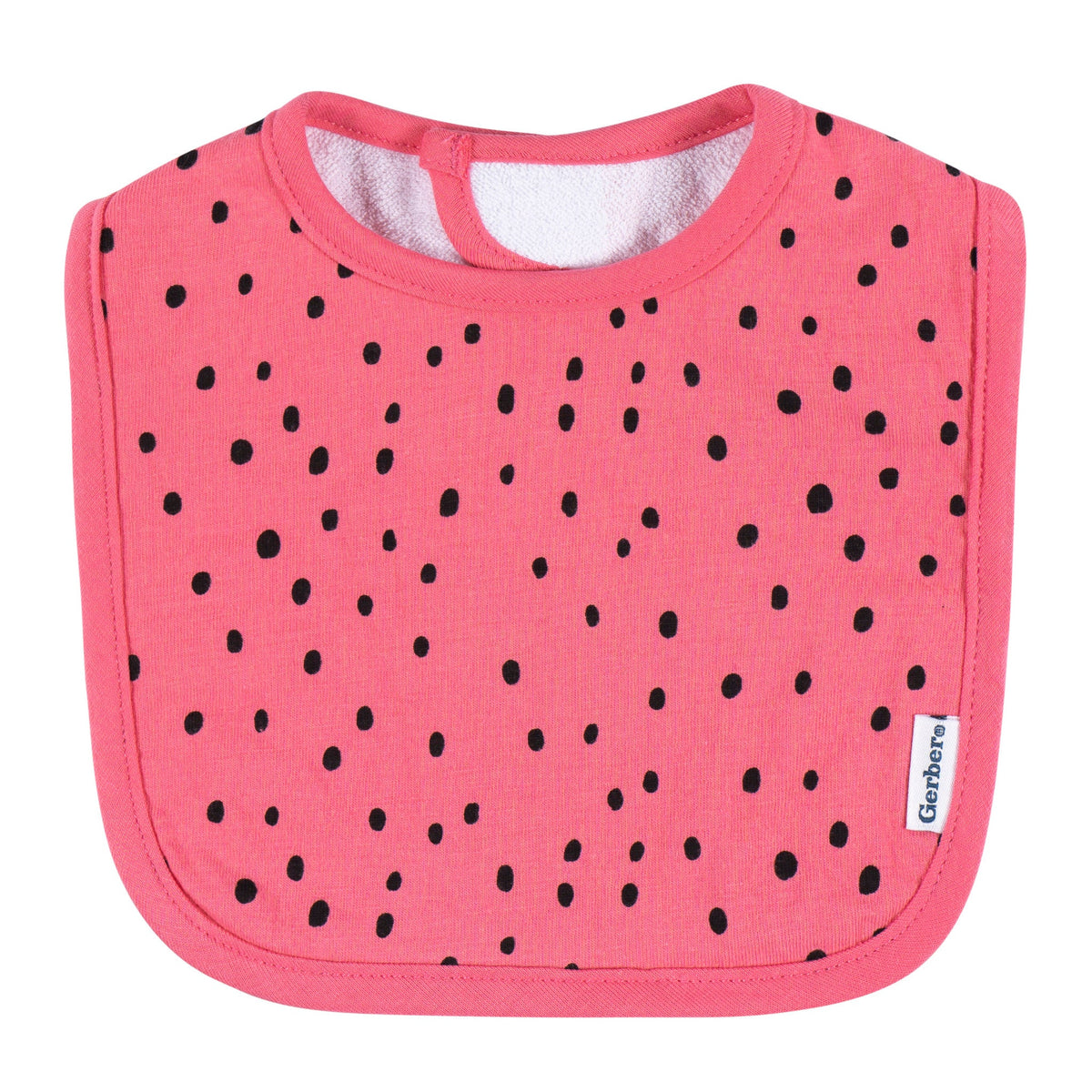 2-Pack Baby Girls Bunny Ballerina Bib, view 3