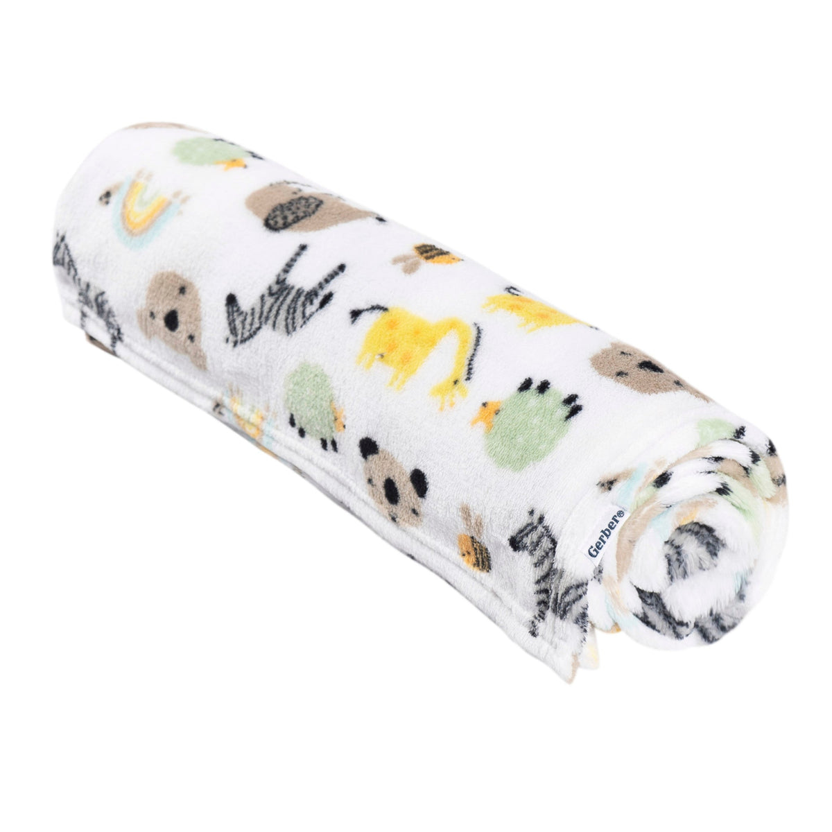 Baby Neutral Little Animals Fleece Blanket, view 2