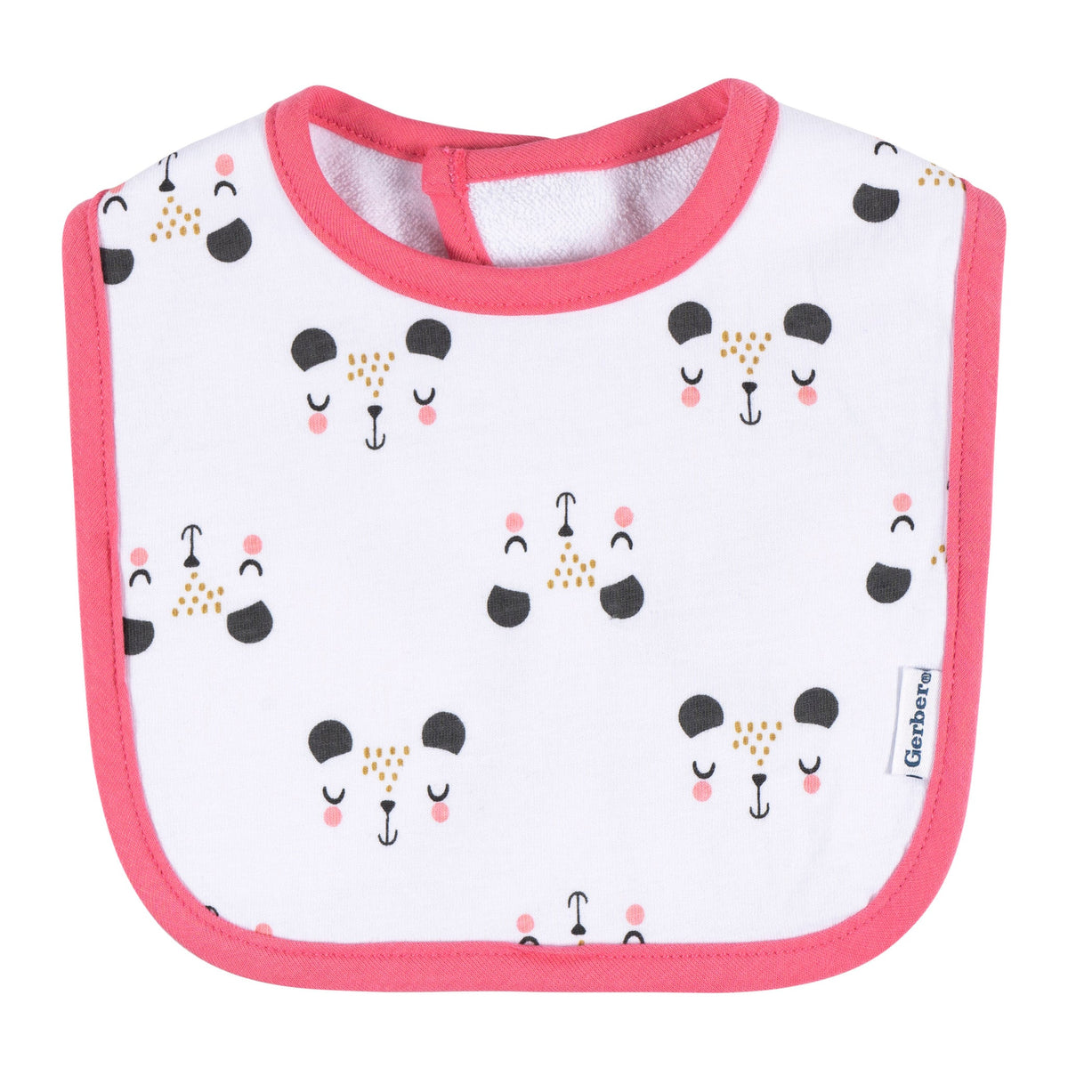 2-Pack Baby Girls Bunny Ballerina Bib, view 2