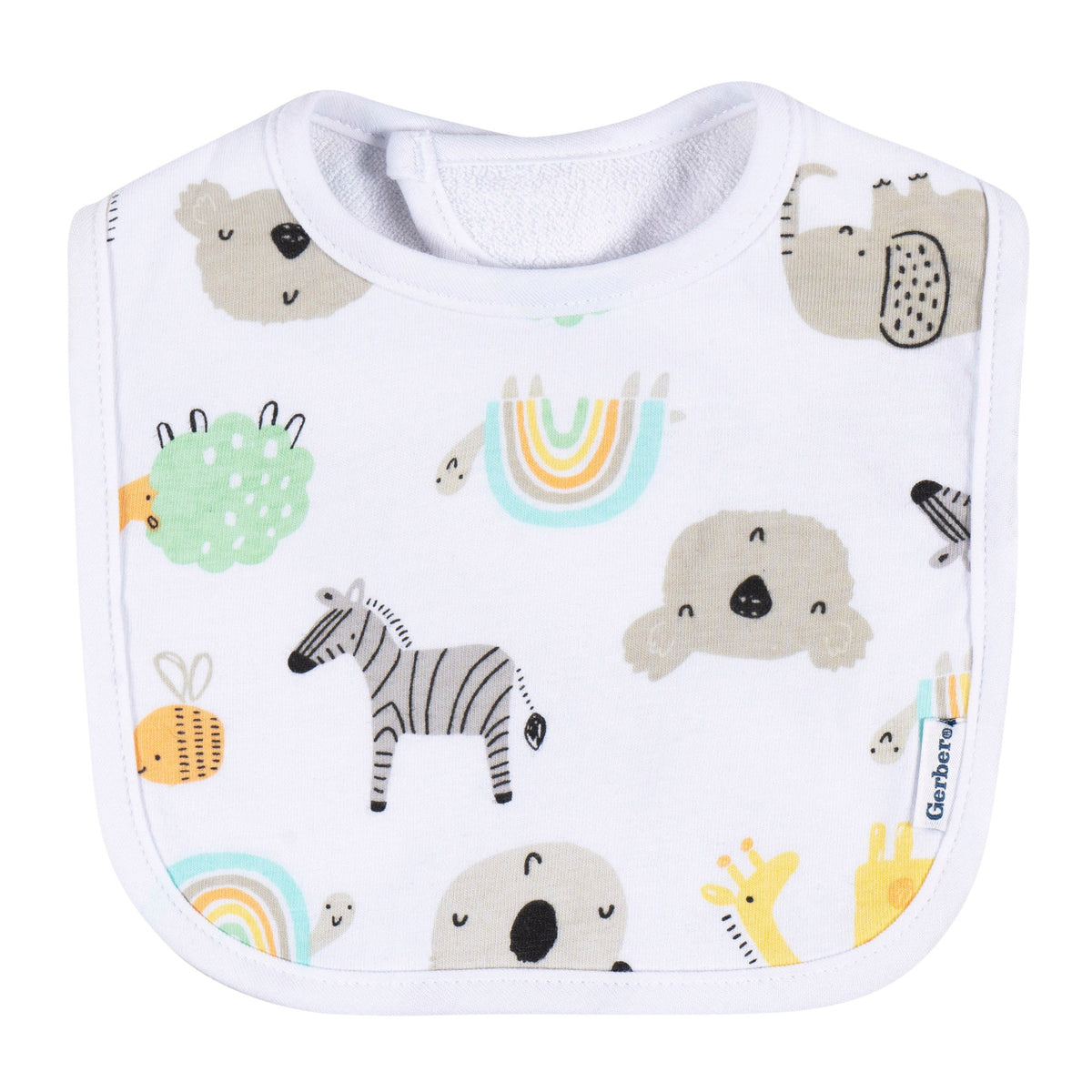 2-Pack Baby Neutral Little Animals Bib, view 2