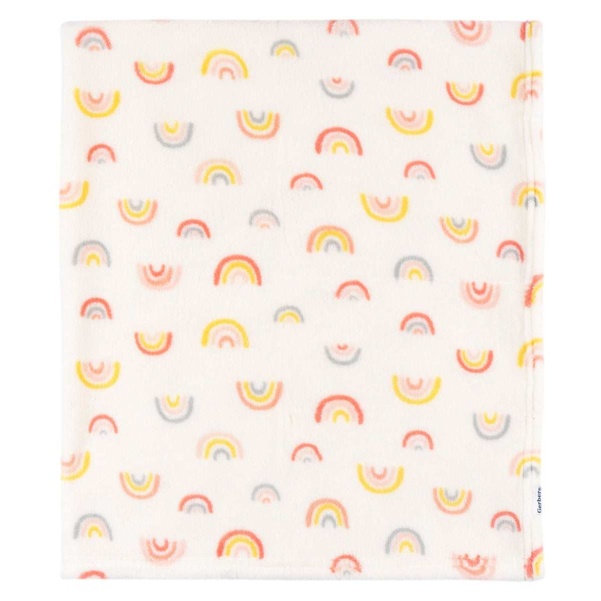 Baby Girls Rainbow Fleece Blanket, view 3