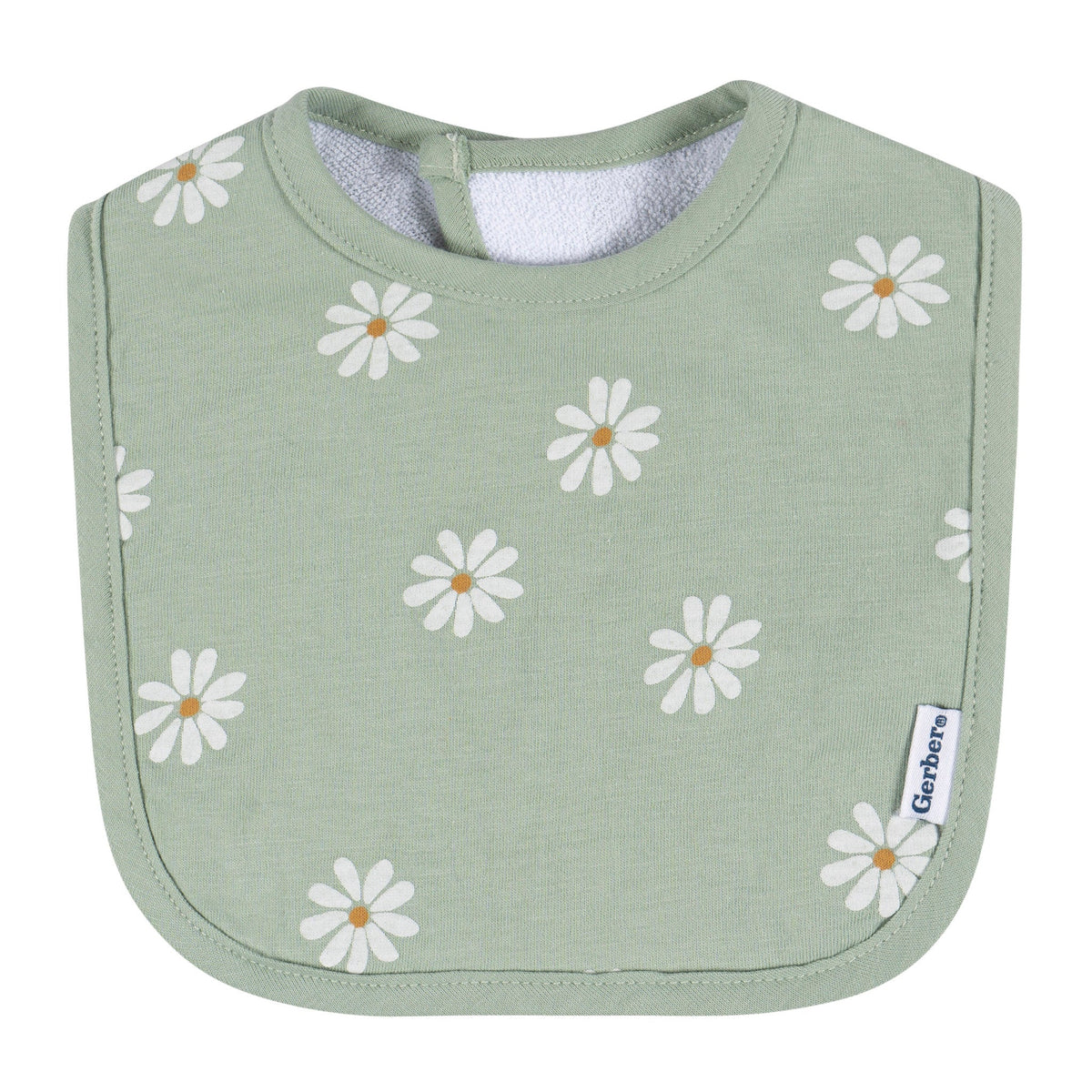 2-Pack Baby Girls Rainbow Bib, view 3