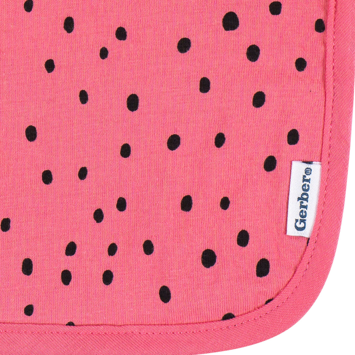 2-Pack Baby Girls Bunny Ballerina Bib, view 4