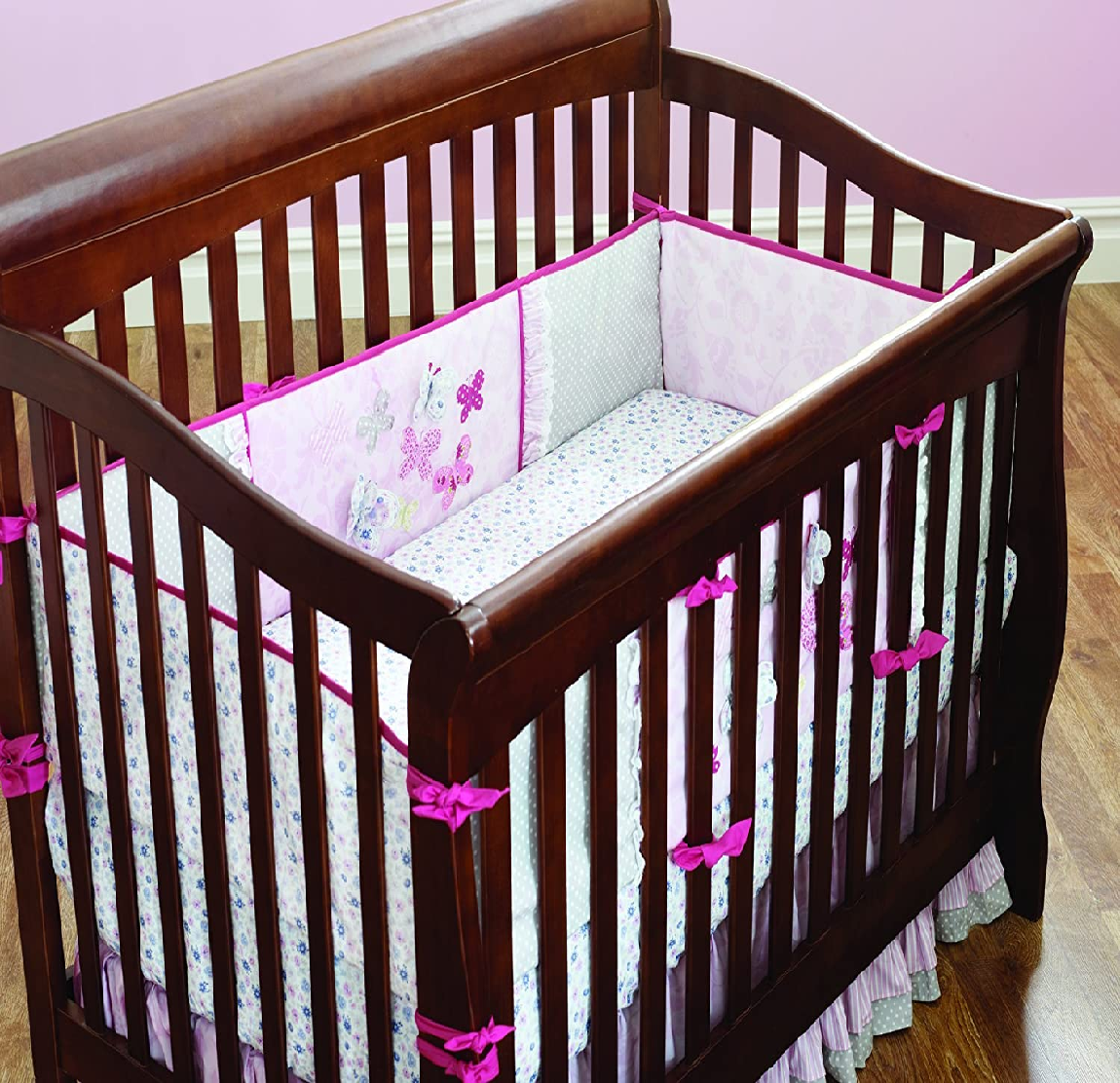 4-Piece Antique Chic Crib Bumper, view 2