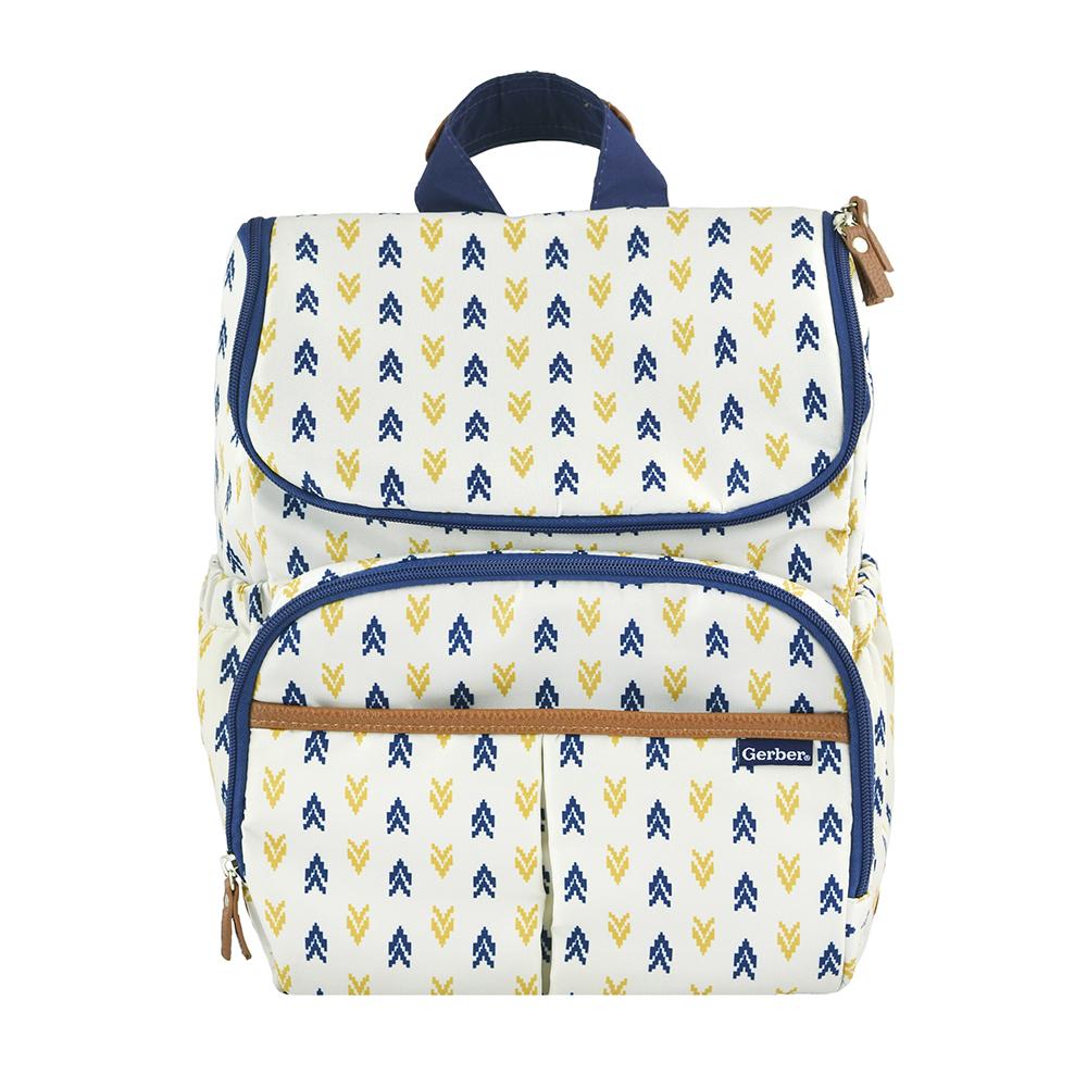 Diaper Bag Backpack in Aztec Print