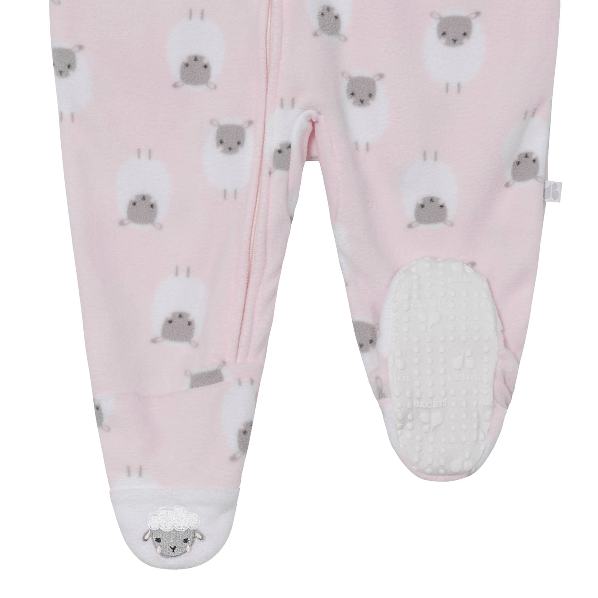 Baby Girls Lamb Blanket Sleeper, additional view 2