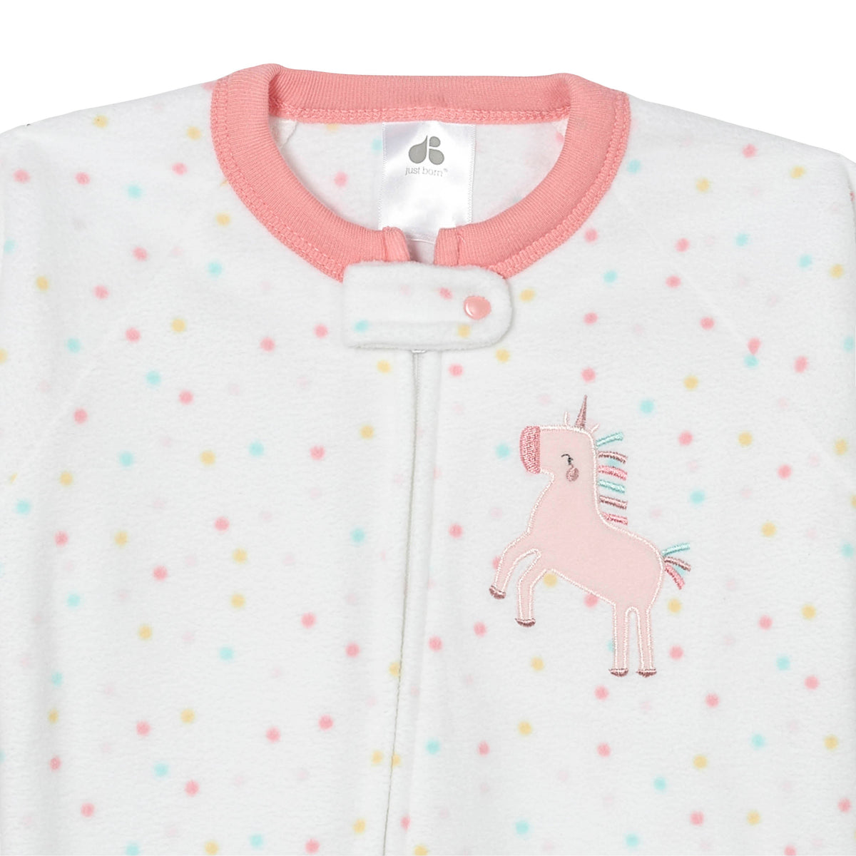 Baby Girls Unicorn Blanket Sleeper, additional view 1