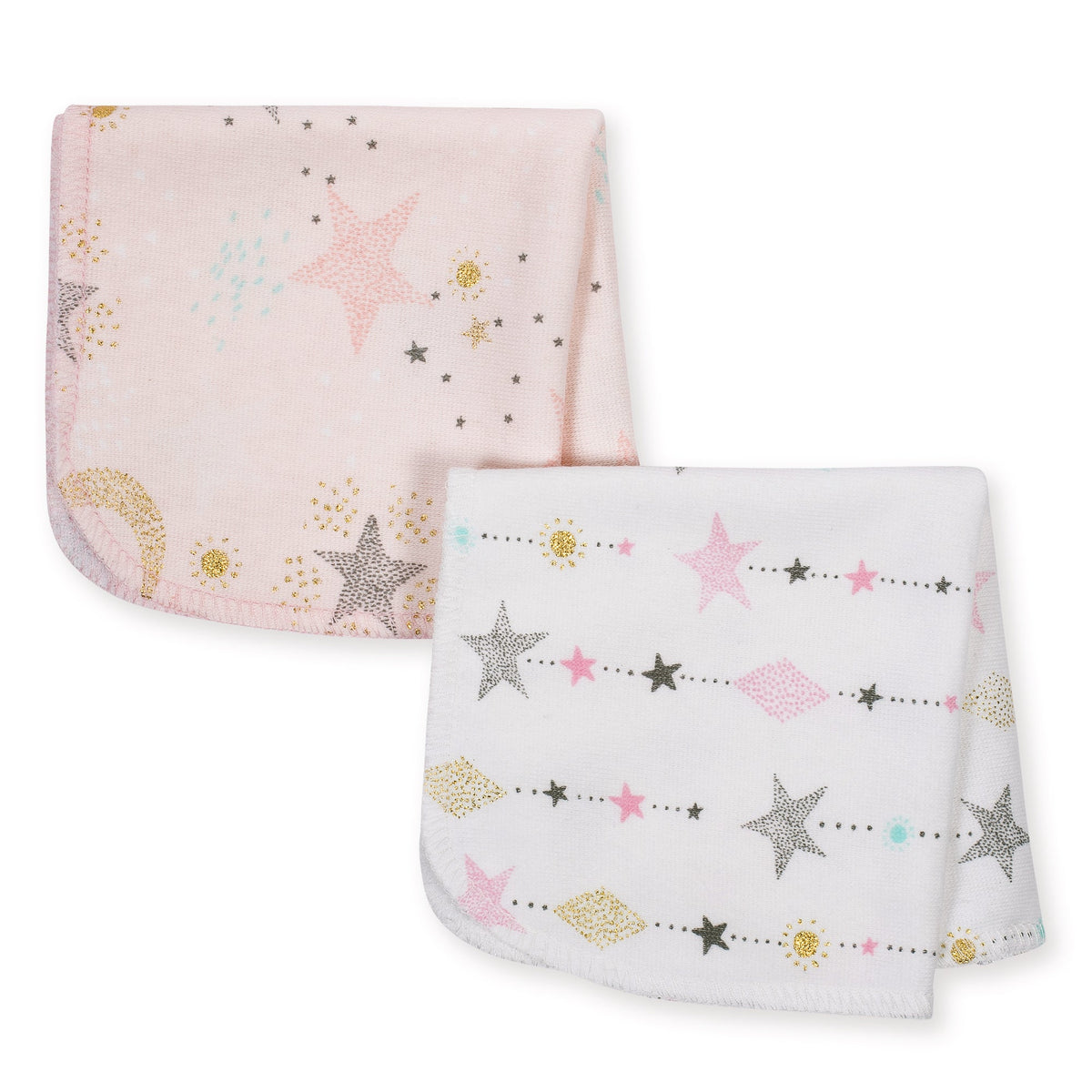 10-Pack Girls Love and Sugar Washcloths, additional view 2