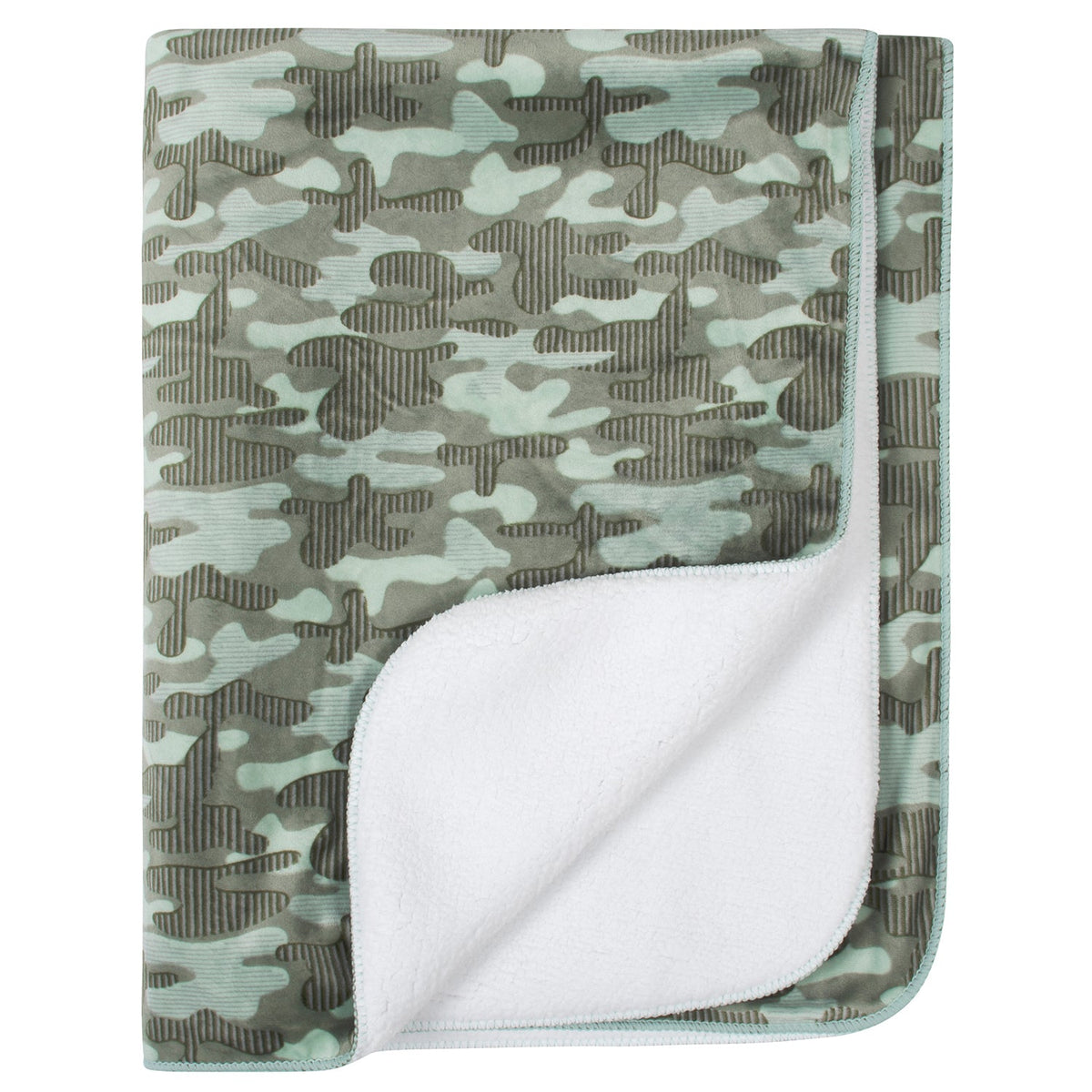 Baby Boys Camo Plush Blanket