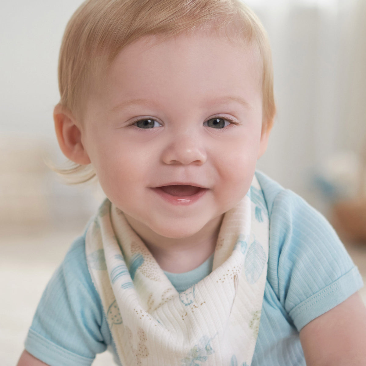 3-Pack Baby Boys Desert Cactus Bandana Bibs, lifestyle photo 3