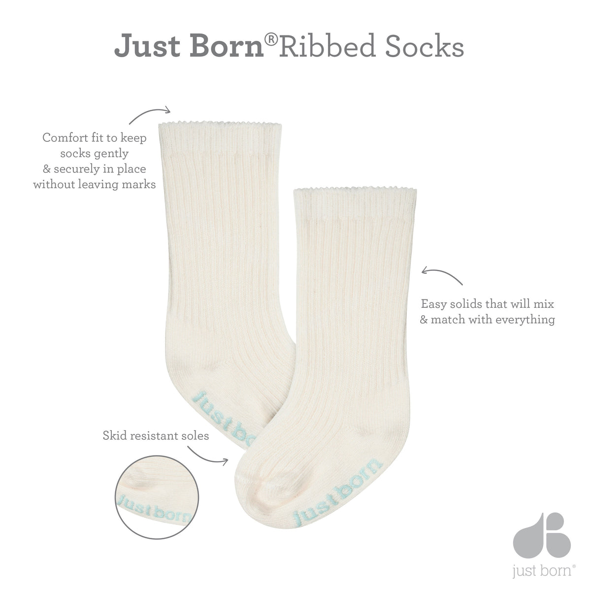 6-Pack Baby Boys Blue Socks-Gerber Childrenswear Wholesale
