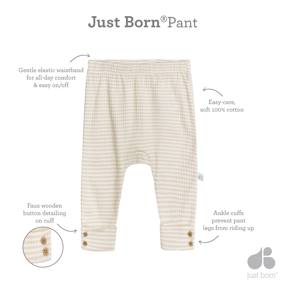 2-Pack Baby Boys Desert Cactus Pants-Gerber Childrenswear Wholesale