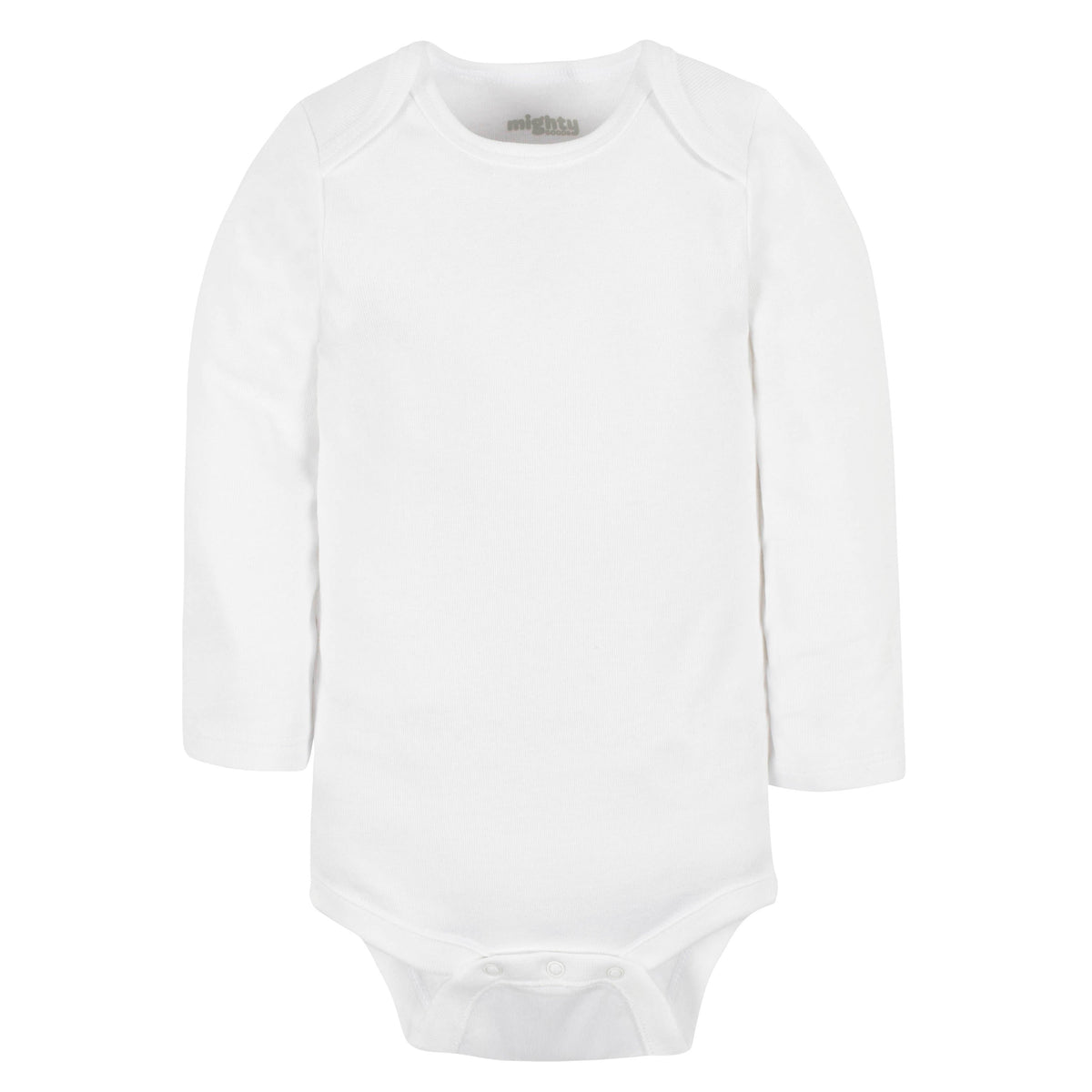 4-Pack Baby Neutral White Long Sleeve Bodysuits, additional view 2