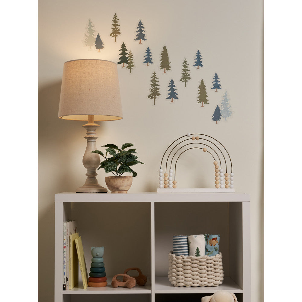 Modern Moments by Gerber 3-Pack Baby Neutral Green Wall Decals, lifestyle photo 1