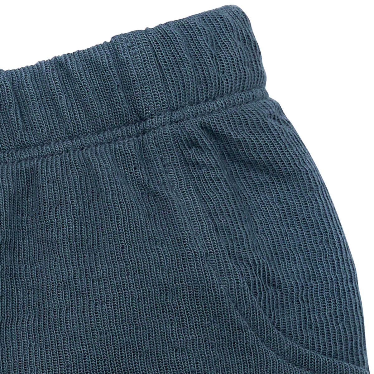 Baby Boys Dk Blue Cuffed Shorts, view 2