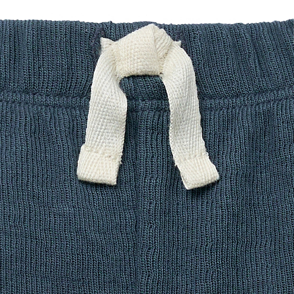 Baby Boys Dk Blue Cuffed Shorts, view 3