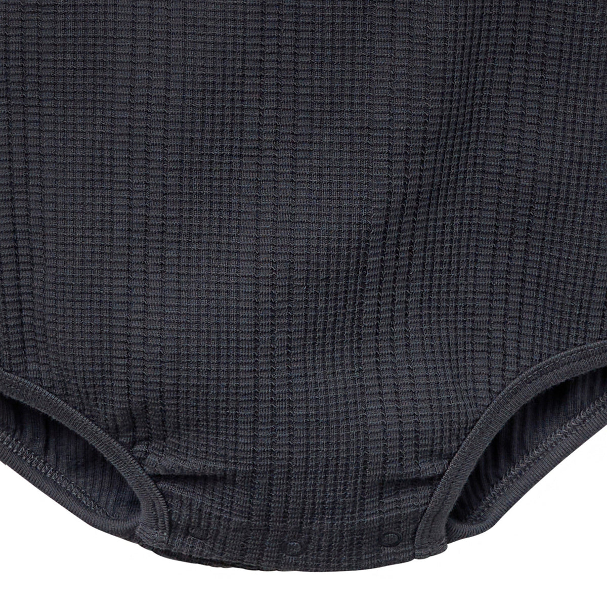 Baby Boys Dk Grey Dumpling Romper, view 3