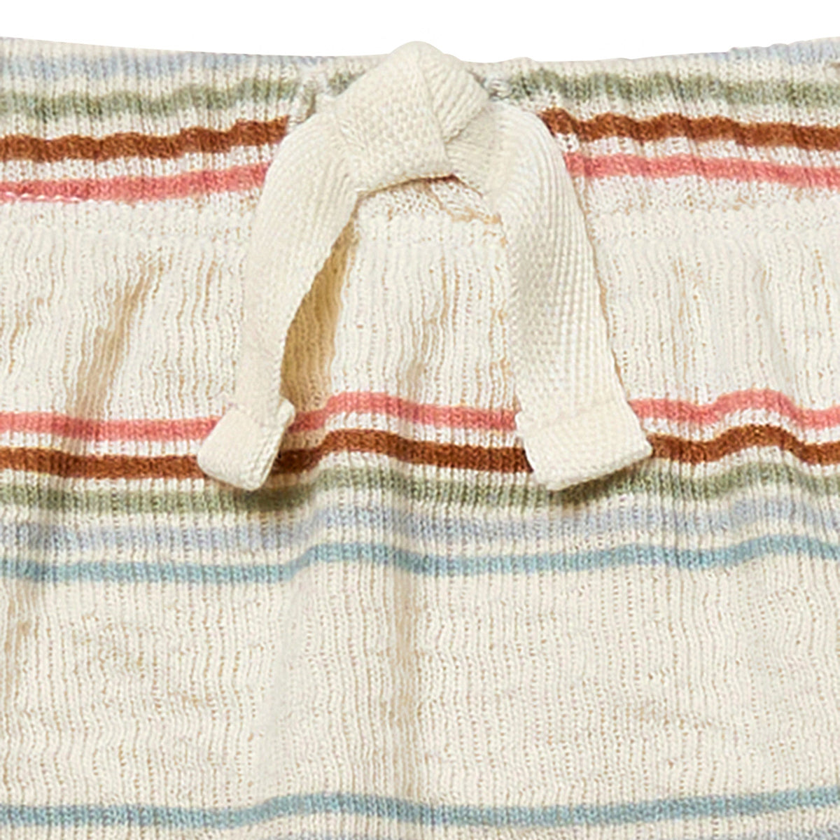 Baby Boys Lt Beige Strip Harem Pants, view 2