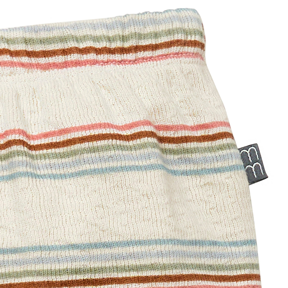Baby Boys Lt Beige Strip Harem Pants, view 3