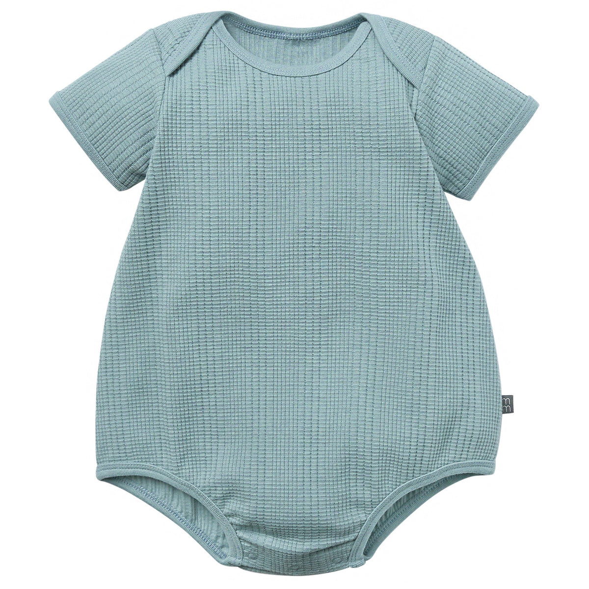 Baby Boys Md Teal Dumpling Romper