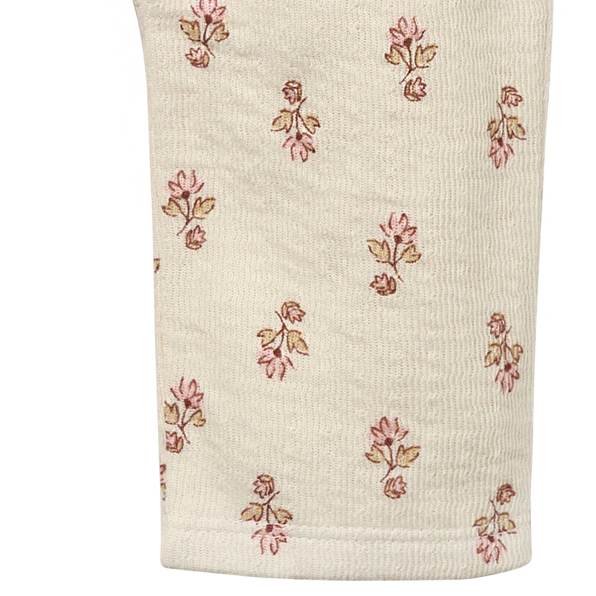 Baby Girls Lt Beige Daisies Flowers Harem Pants, view 4